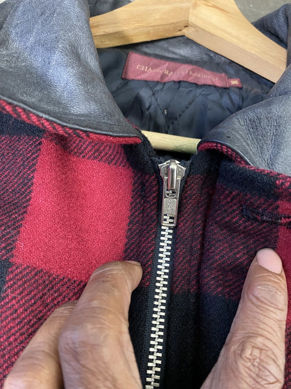 Chaps Ralph Lauren Vintage Chaps Ralph Lauren Checkered Wool Jacket Size US M / EU 48-50 / 2 - 12 Thumbnail