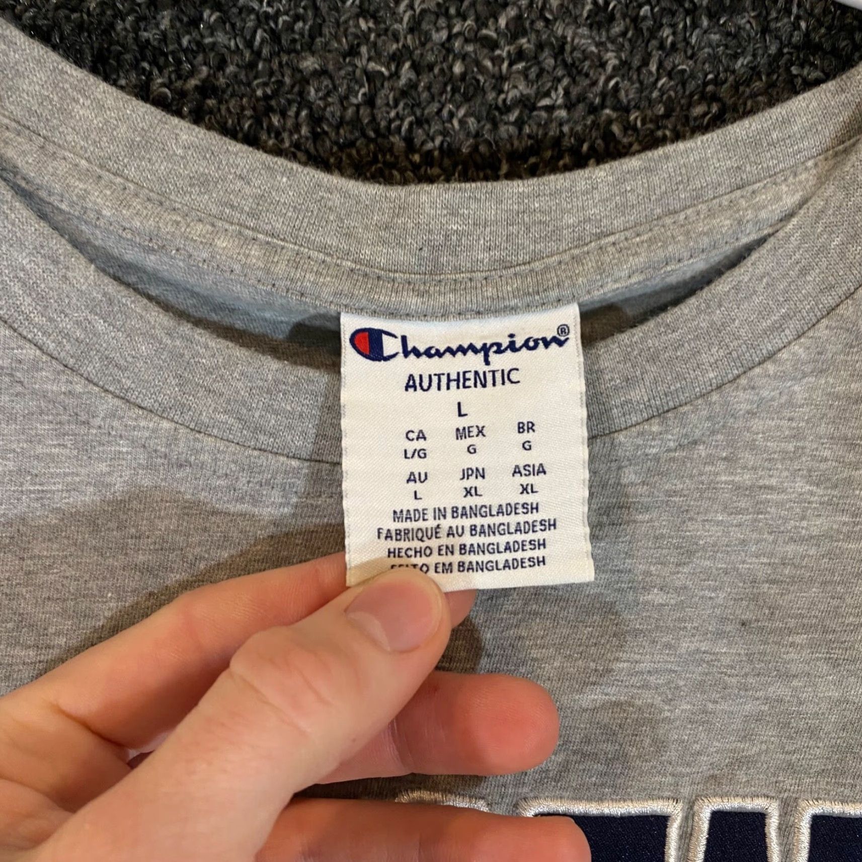 Champion Champion Shirt Mens Large Gray Natty Lions Tee Short Sleeve Penn State Golf Size US L / EU 52-54 / 3 - 3 Thumbnail