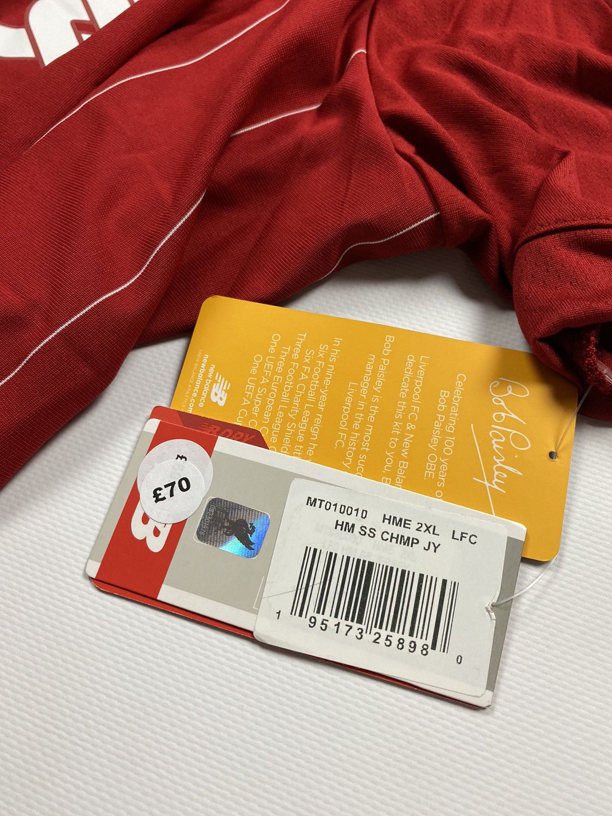 New Balance Liverpool jersey 2019-2020 Size US XXL / EU 58 / 5 - 7 Thumbnail