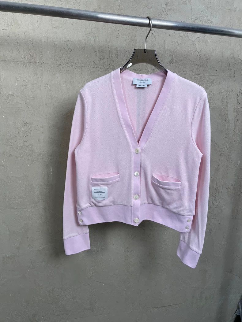 Thom Browne Thom Browne Cherry blossom pink back colorful stripe knitte Size M / US 6-8 / IT 42-44 - 1 Thumbnail