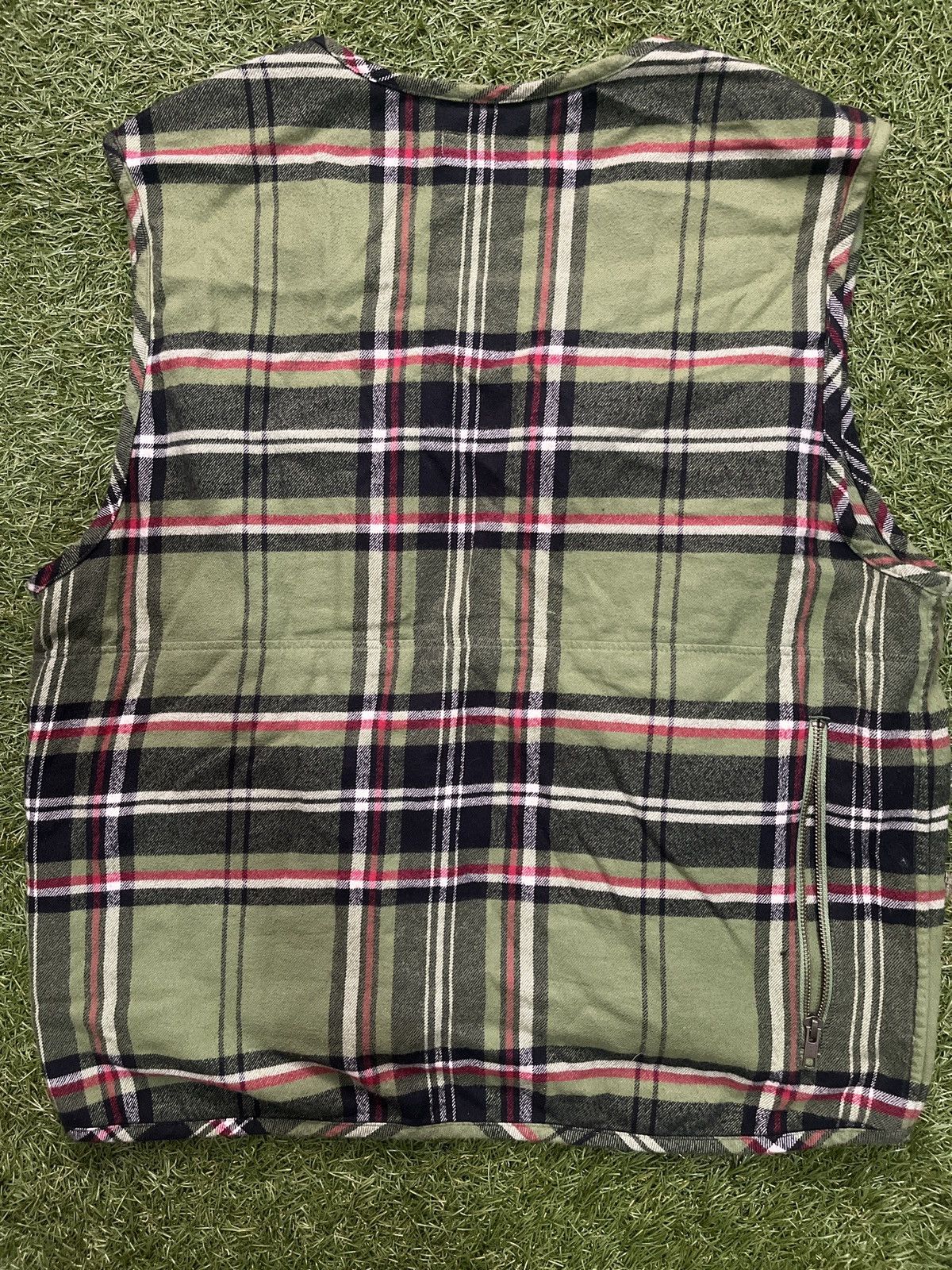 Supreme Supreme Tartan Flannel Cargo Vest Size US M / EU 48-50 / 2 - 8 Thumbnail