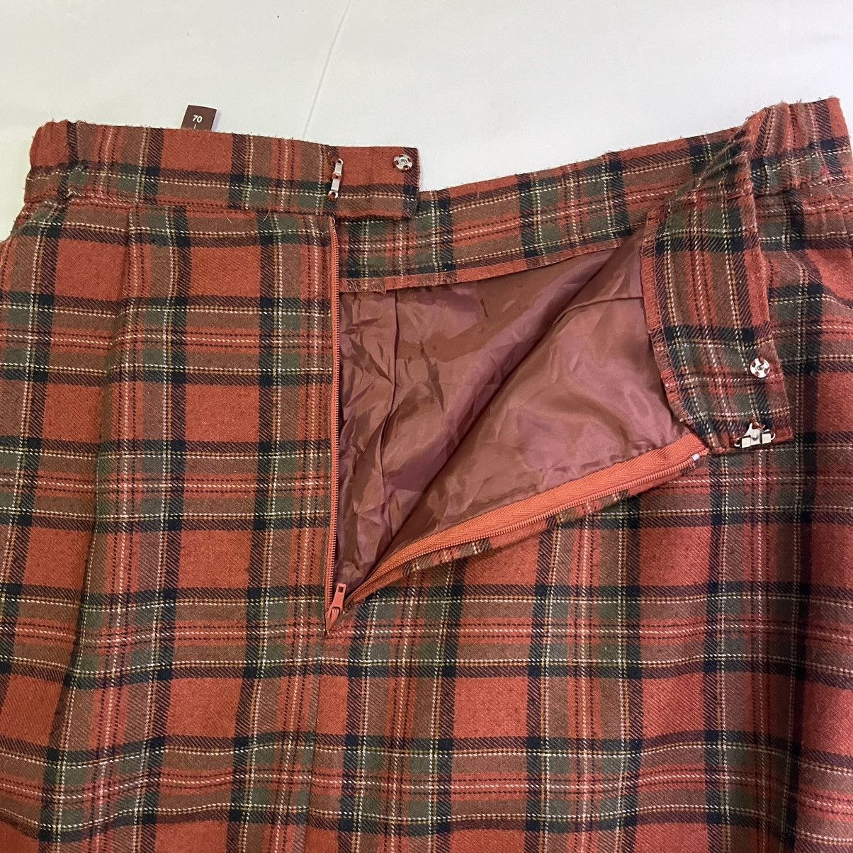 Japanese Brand JAPANESE BRAND PLEATED TARTAN GOTHIC PUNK SKIRT Size 28" / US 6 / IT 42 - 4 Thumbnail