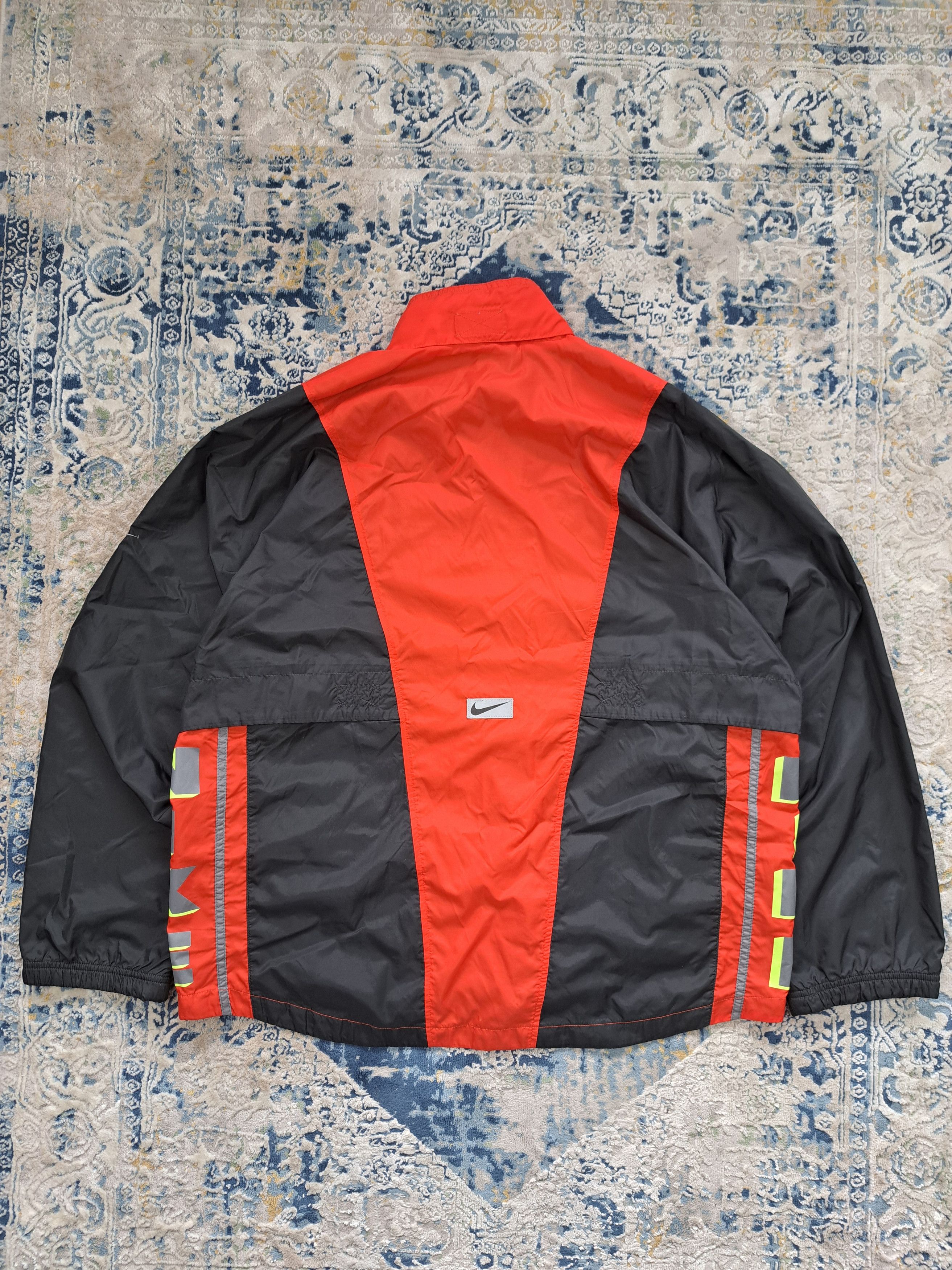Nike VTG 90s Nike Reflective Nylon Track Suit Techno Rave Neon Size US XL / EU 56 / 4 - 10 Thumbnail