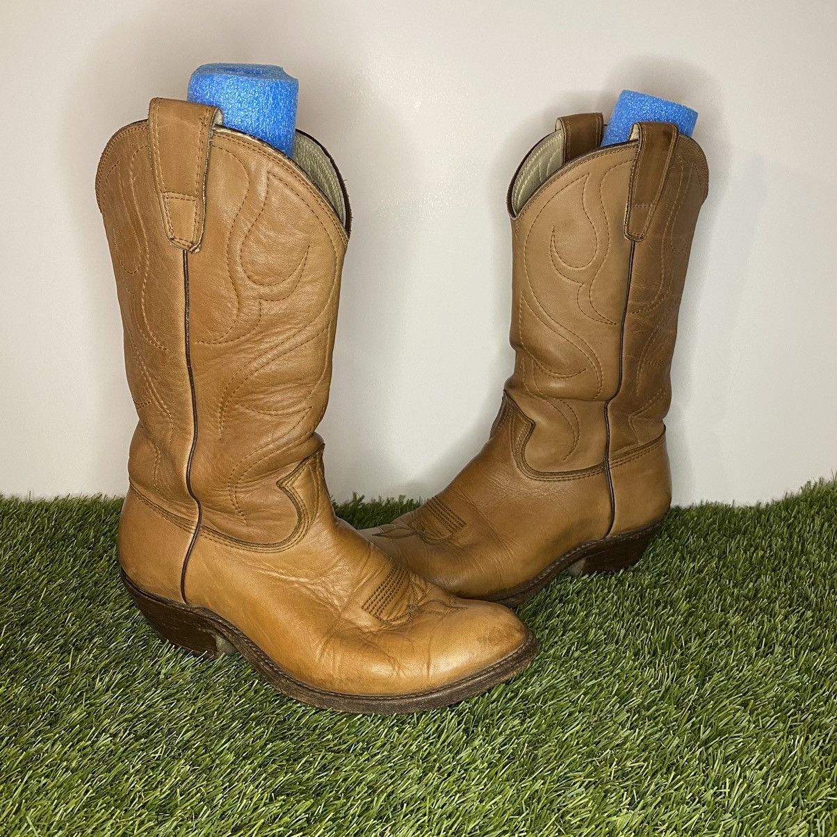Vintage 1977 Stewart Co. Boots Hand Made in USA Cowboy Boots Size US 9 / EU 42 - 1 Thumbnail