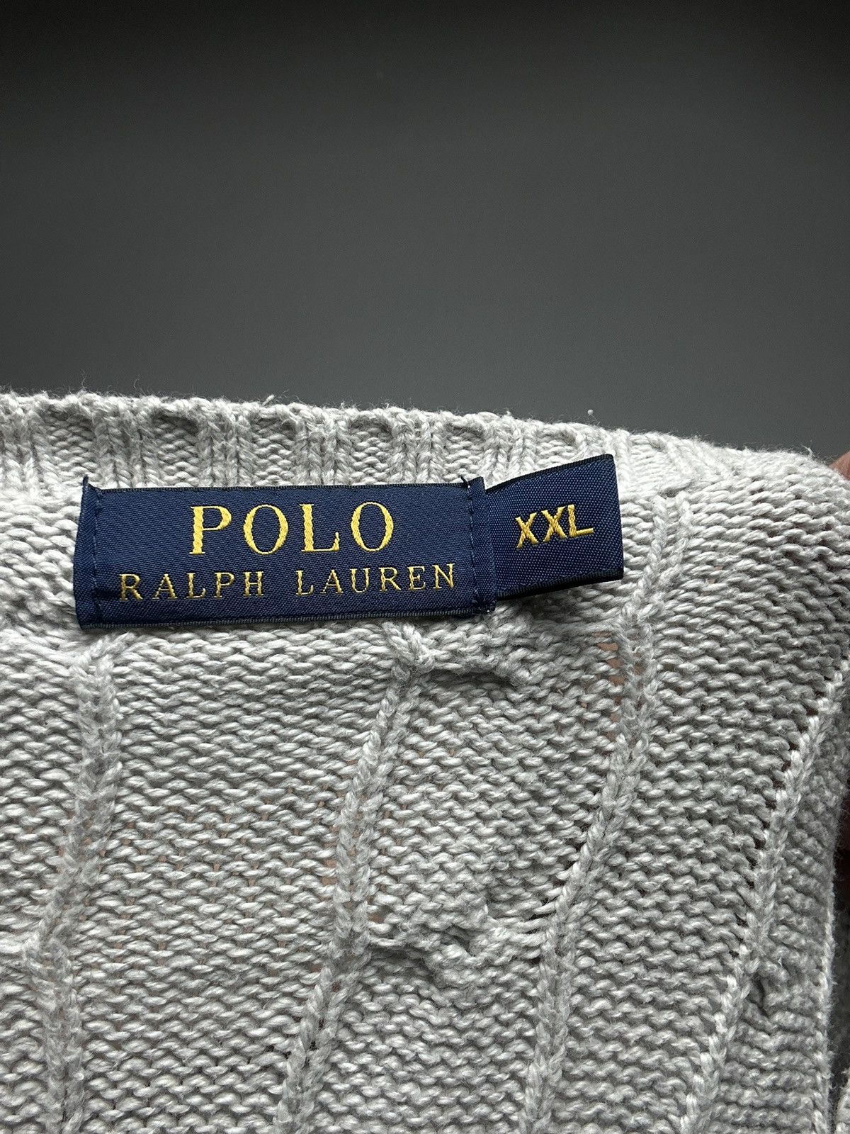 Polo Ralph Lauren Mens Knitwear Polo Ralph Lauren Cable Sweater Oldmoney Size US XXL / EU 58 / 5 - 9 Thumbnail