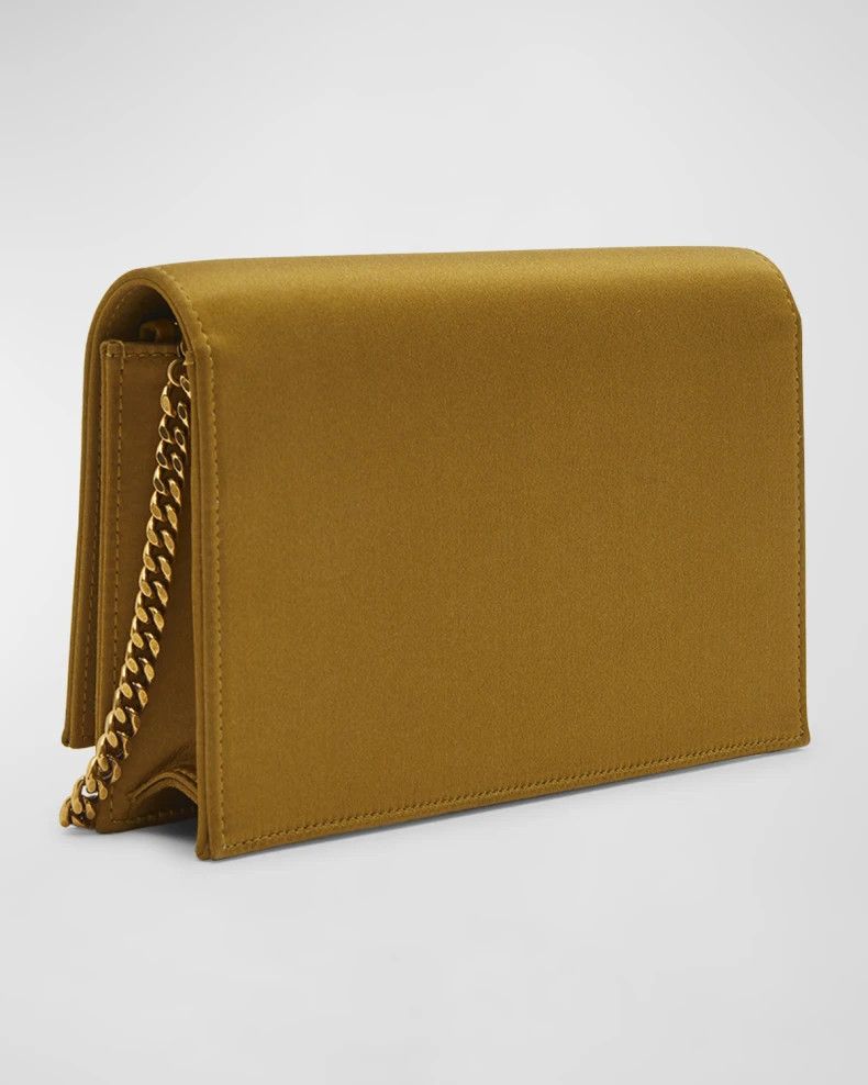 Saint Laurent Paris o1b1hav110325 Size: OS / Kate Wallet On Chain in Gold Size ONE SIZE - 6 Thumbnail