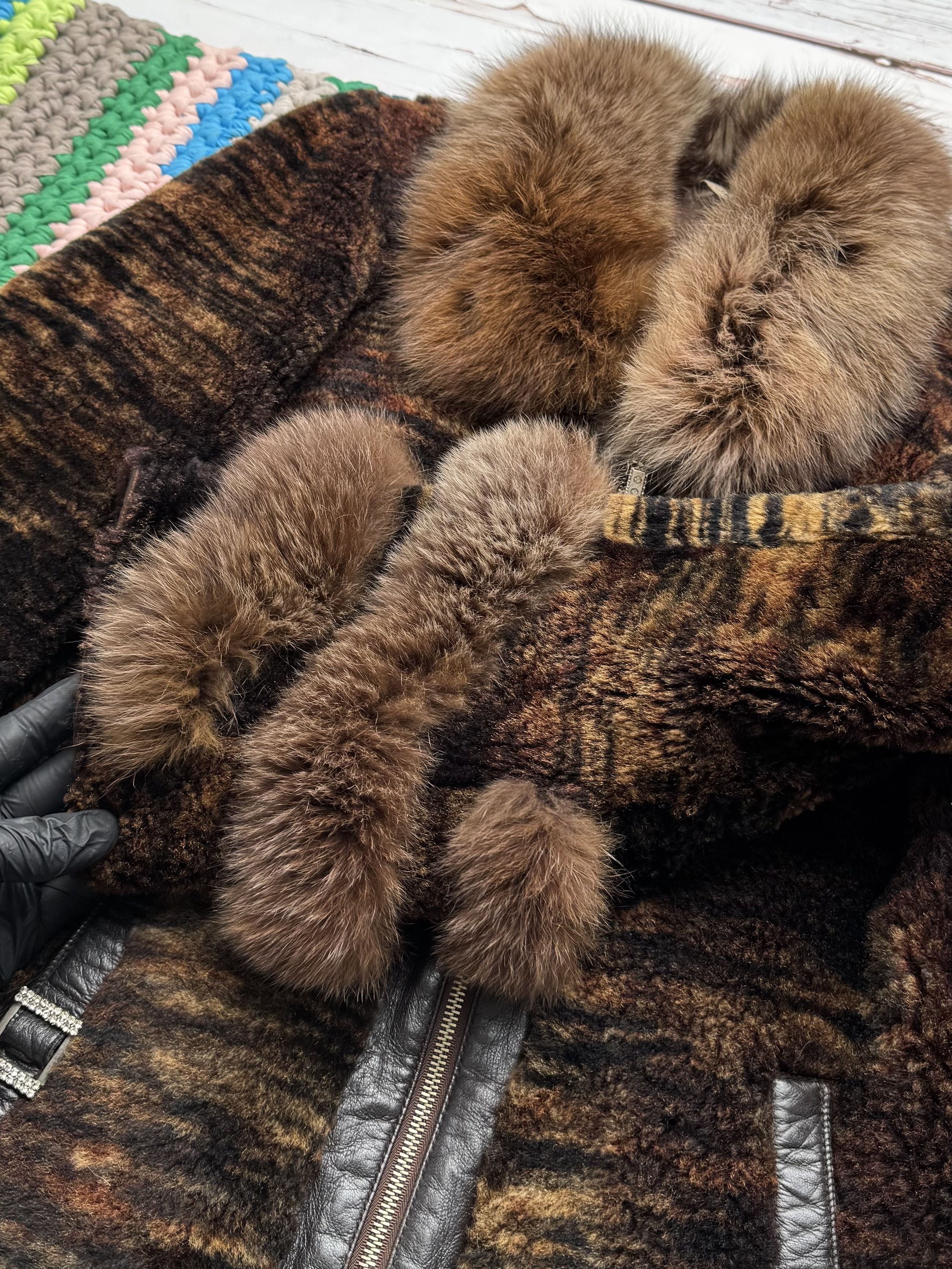 Vintage Vintage Real Sheepskin Coat With Real Fur Details (D10)(D15) Size M / US 6-8 / IT 42-44 - 4 Thumbnail