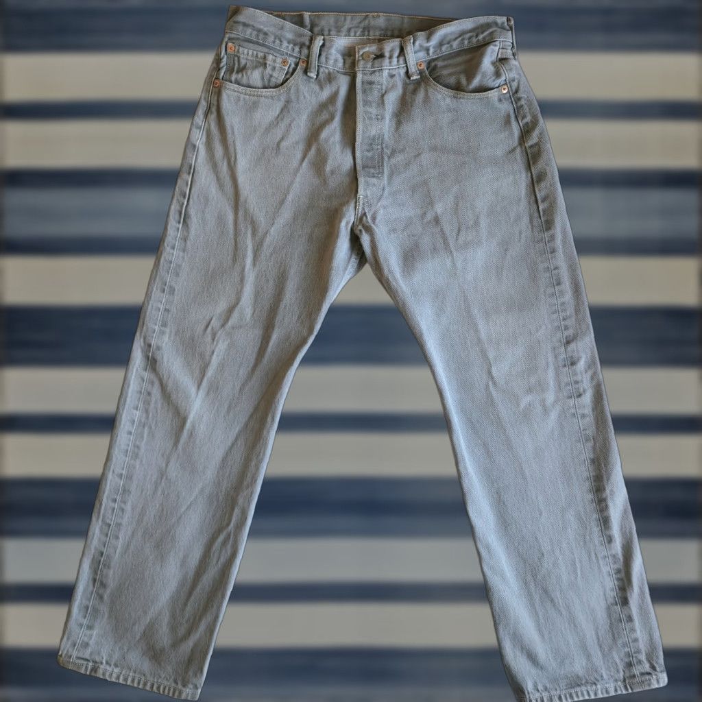 Levi's VINTAGE Levi's 501XX Gray Denim Jeans Men's 36x30 Regular Fit ...