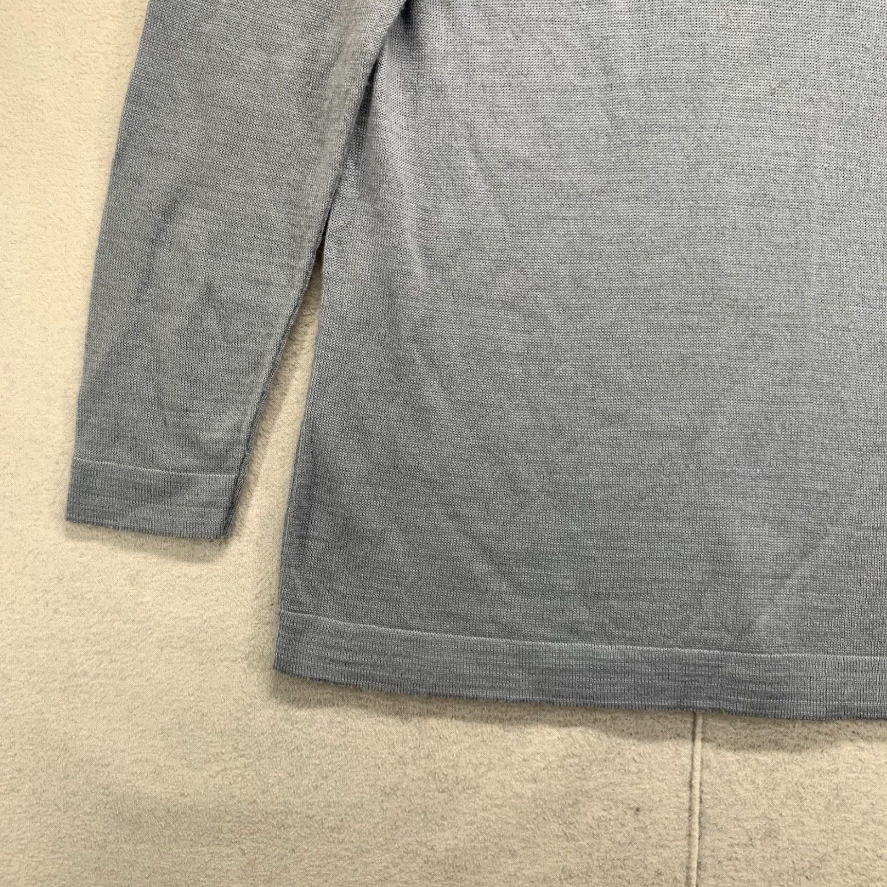 Vintage Bonwit Teller Womens XS Light Blue Pullover Long Sleeve Sweater Top Mock Neck vintage Slim Knit Solid 70s 80s Casual Party/Cocktail Womens Size XS / US 0-2 / IT 36-38 - 6 Thumbnail