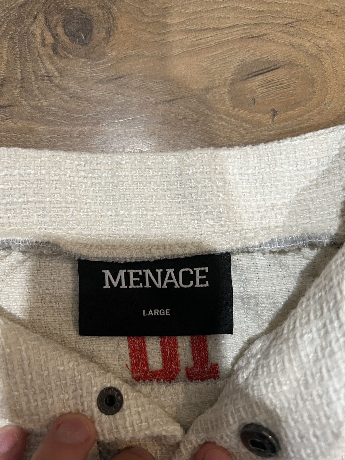 Menace menace los angeles baseball heavy button up Size US L / EU 52-54 / 3 - 2 Thumbnail
