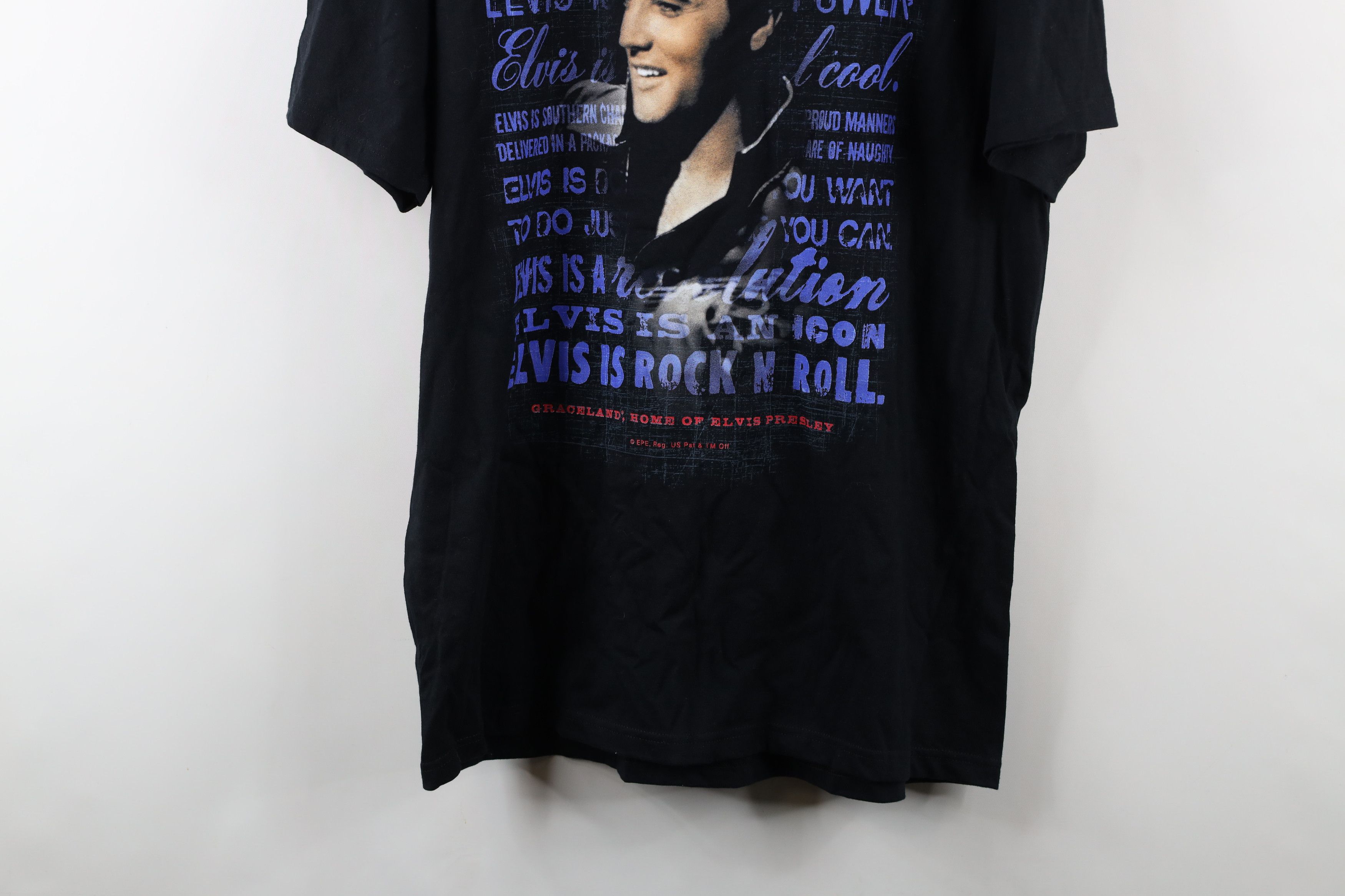 Vintage Deadstock Vintage Y2K 2005 Graceland Band T-Shirt Black Size US L / EU 52-54 / 3 - 3 Thumbnail