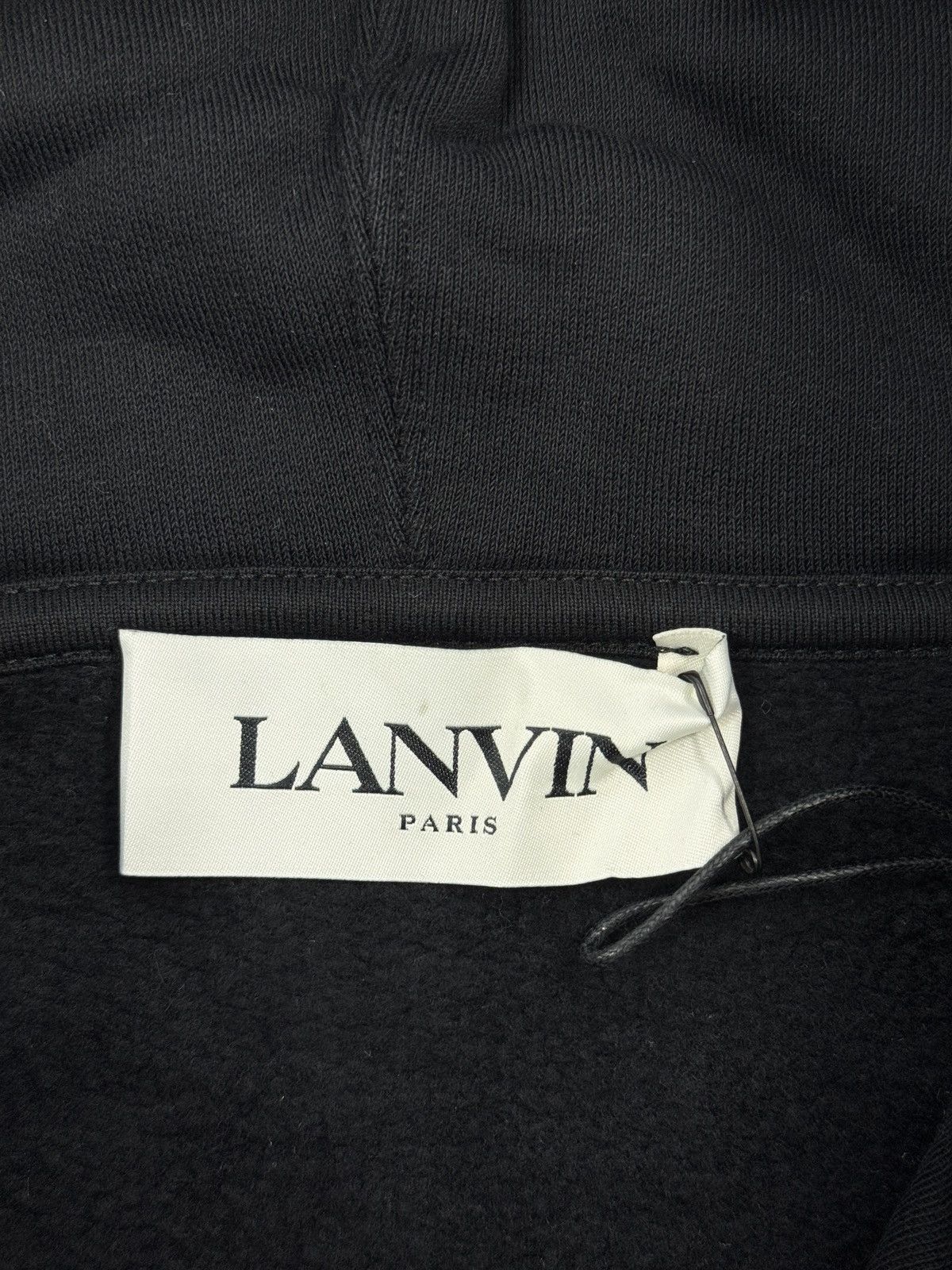 Lanvin LOGO EMBROIDERED HOODIE Size US XL / EU 56 / 4 - 3 Thumbnail