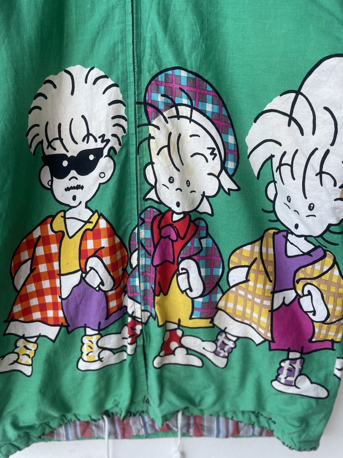 Cartoon Network RARE 90s Funny Boy Trio Cartoon Character Full Print Jacket Size US L / EU 52-54 / 3 - 7 Thumbnail