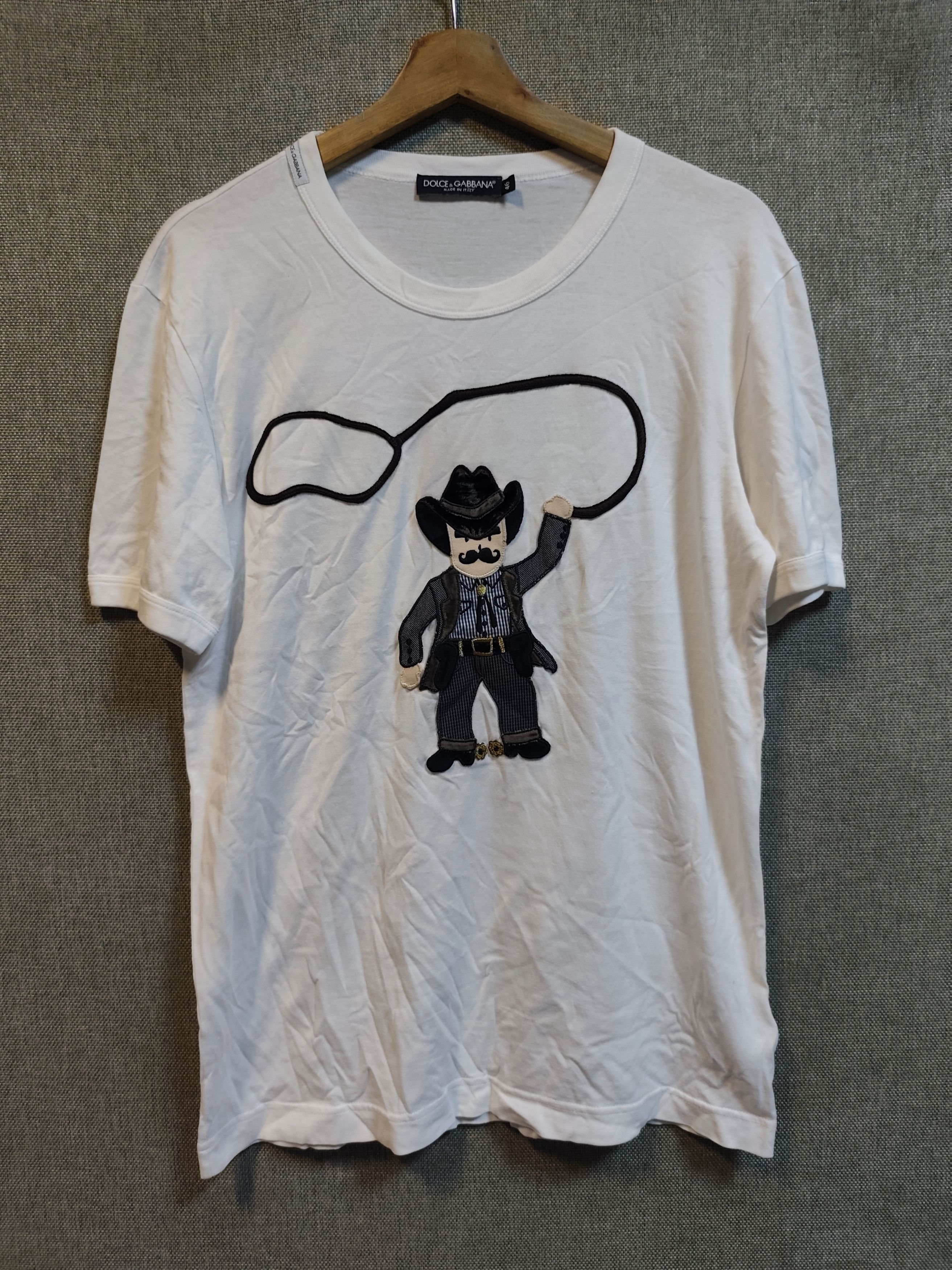 Dolce & Gabbana Dolce & Gabbana Cowboy Tee Size US M / EU 48-50 / 2 - 1 Thumbnail