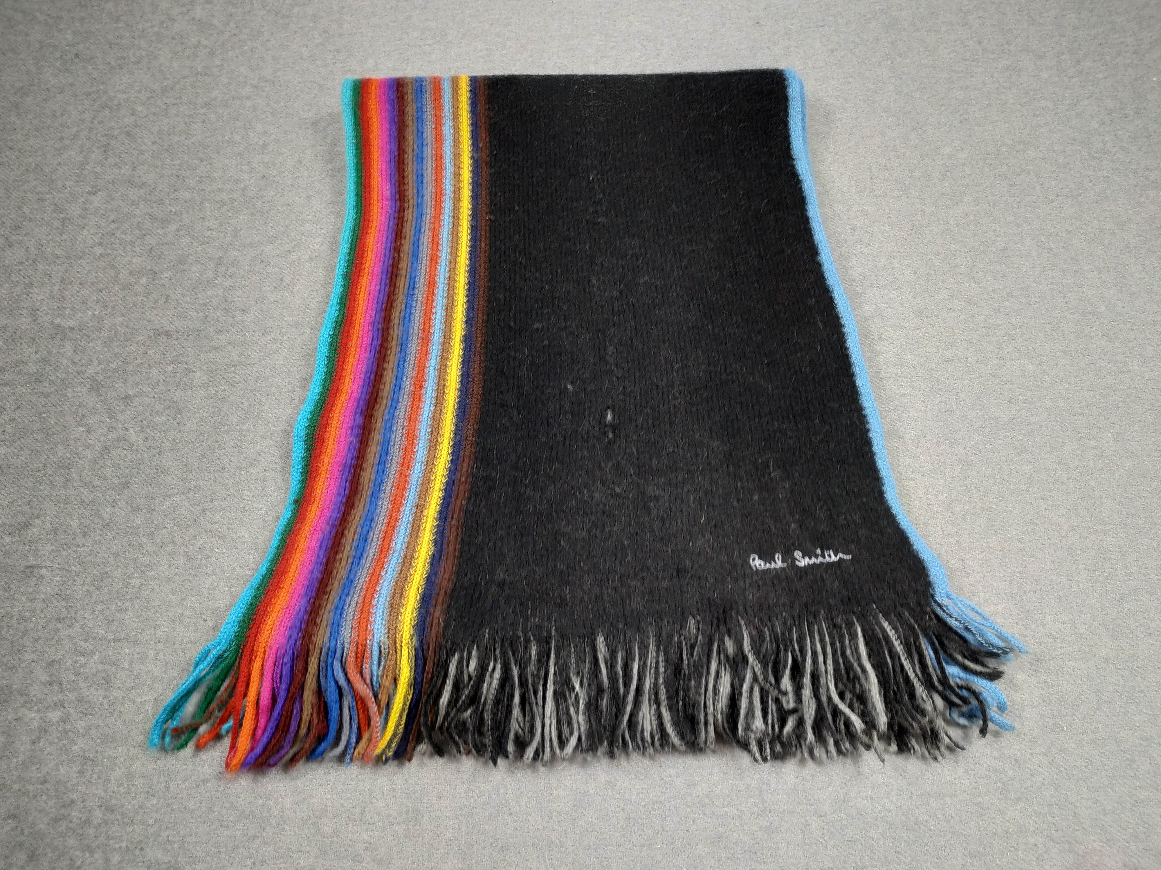 Paul Smith × Vintage Paul Smith Scarf / Muffler / Neckwear - WW739 Size ONE SIZE - 1 Thumbnail