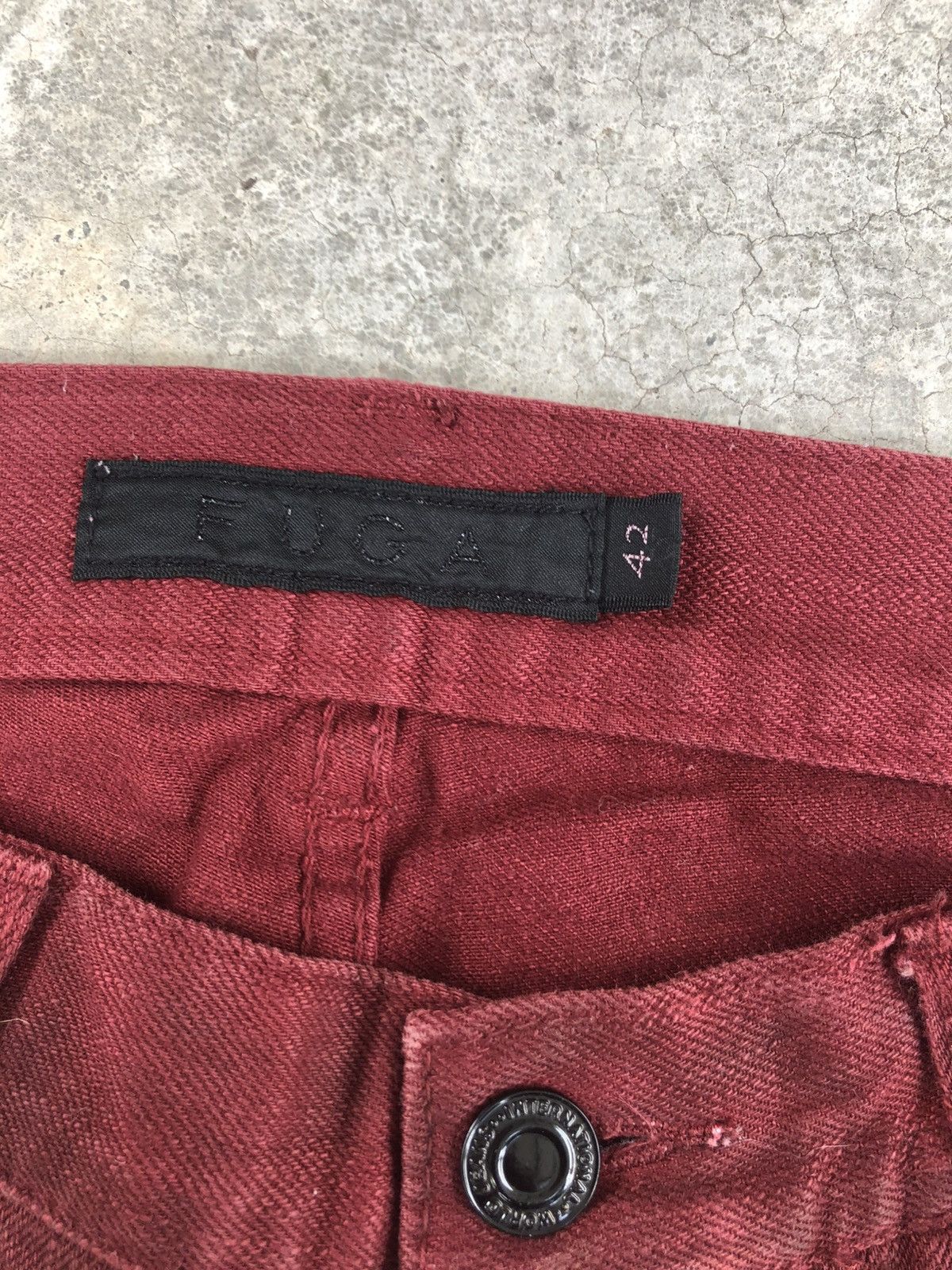 GOSTAR DE FUGA Japanese Fuga Flared Jeans Distressed Jeans Size US 30 / EU 46 - 18 Thumbnail