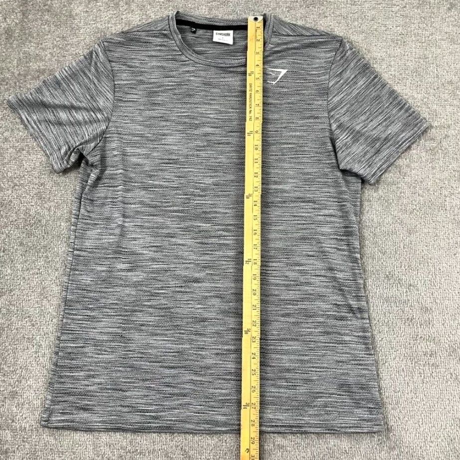 Gymshark GYMSHARK Shirt Mens Large Gray Athletic Workout Gym Training Short Sleeve Lift Size US L / EU 52-54 / 3 - 4 Thumbnail