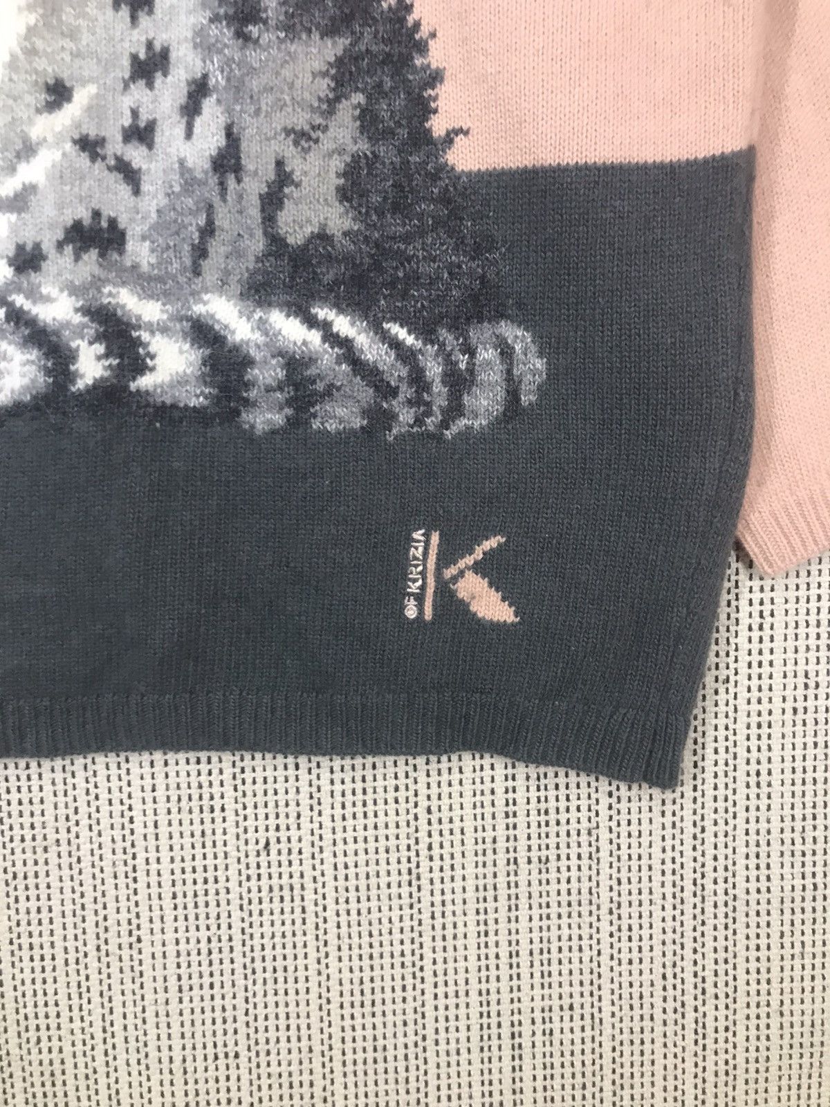 Krizia Uomo × Vintage ‼️VINTAGE KRIZIA CAT KNIT SWEATER VERY RARE‼️ Size US L / EU 52-54 / 3 - 3 Thumbnail