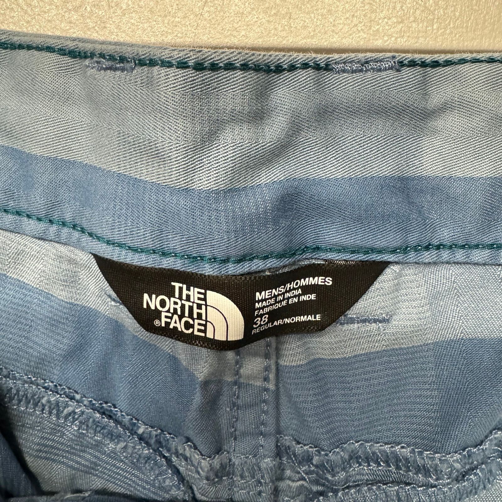 The North Face North Face Men Blue Checkered Plaid Explore Short Stretch 38 Size US 38 / EU 54 - 7 Thumbnail
