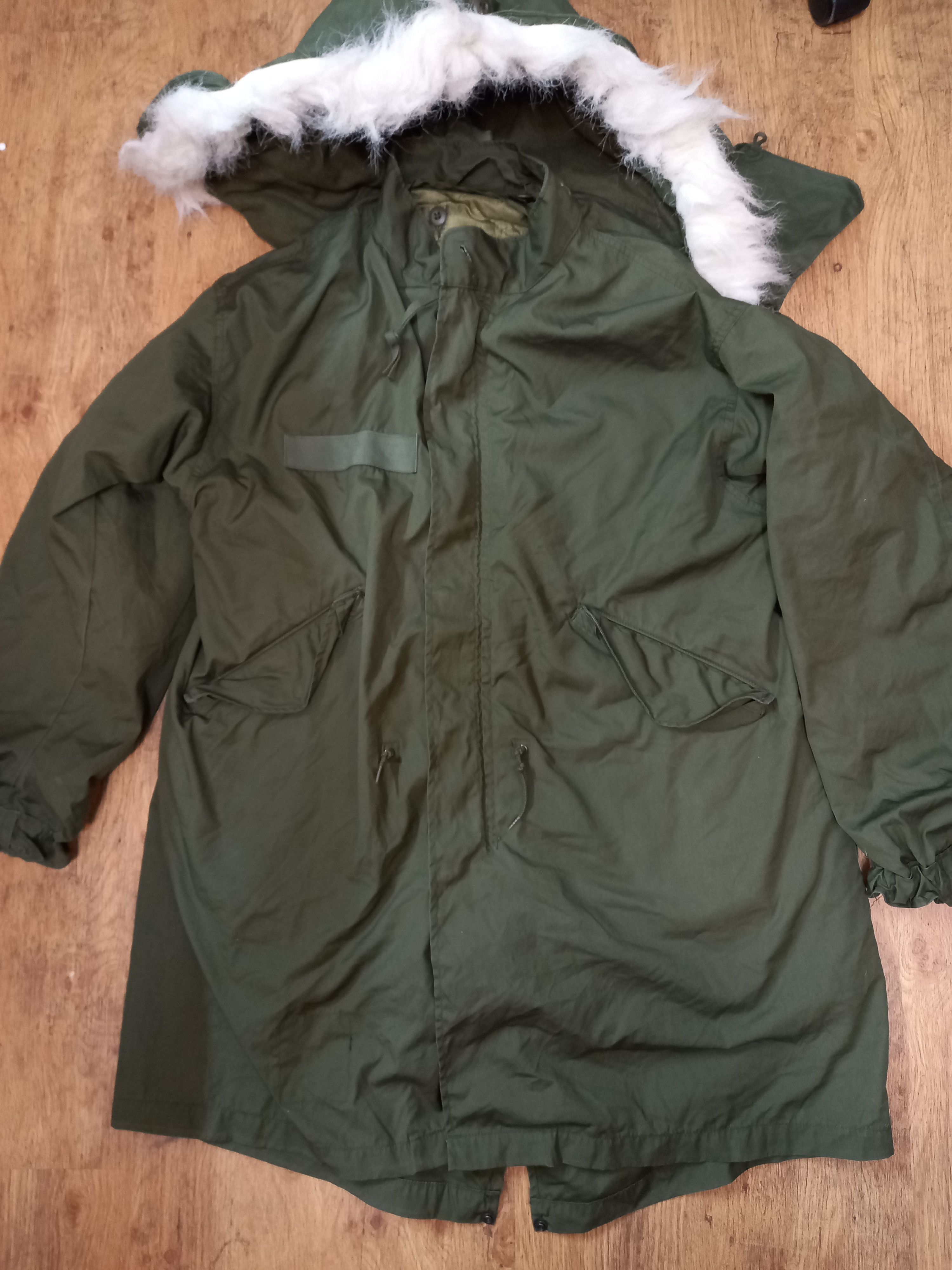 84年製　M65 fishtail Parker food US M65 Fishtail Parka Army Genuine Original Winter Lined