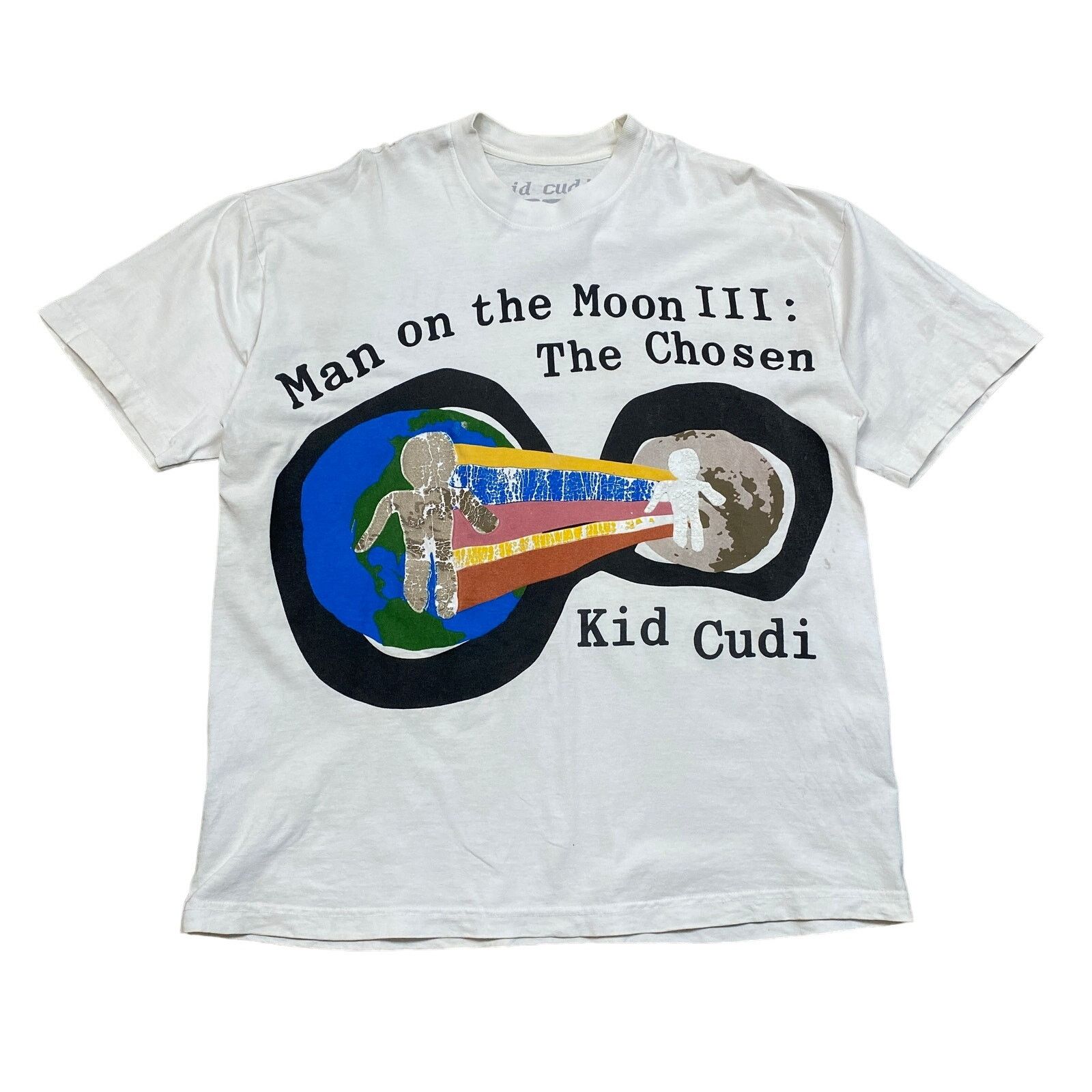 KiD CuDi × CPFM L/S T-Shirt Kid Cudi CPFM For MOTM III Heaven on Earth T-shirt White