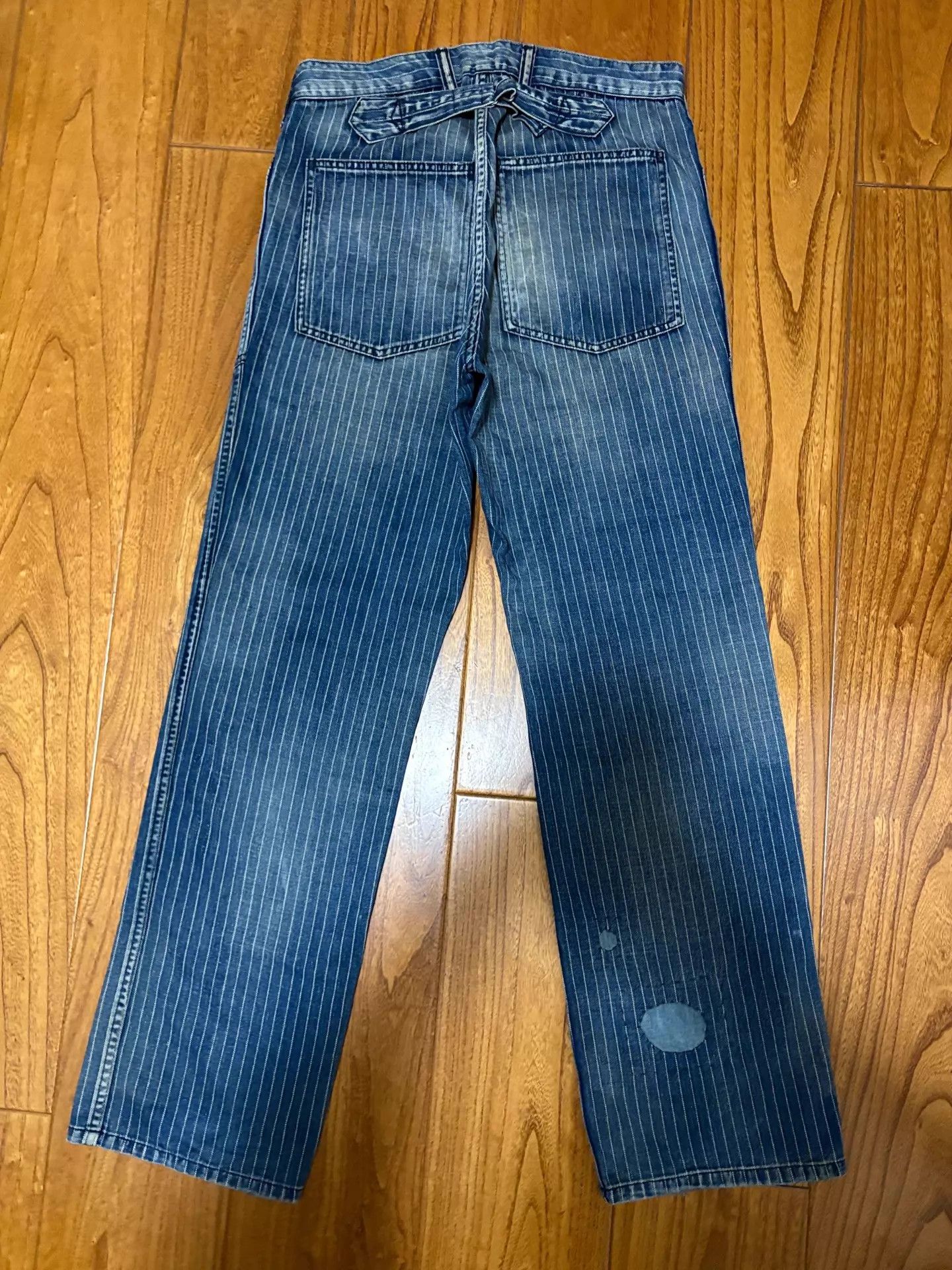 Visvim VISVIM CARPENTER PRIME 15ss INDIGO DMGD WASH PANTS Size US 29 - 2 Thumbnail