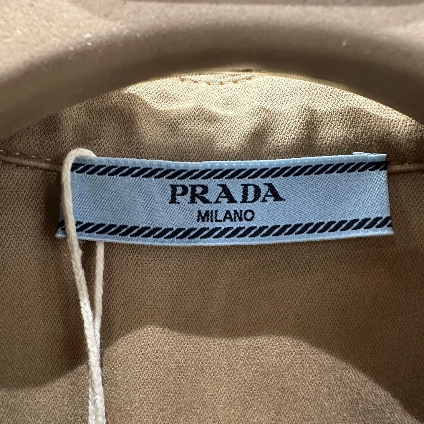 Prada Prada 24SS short-sleeve belted jumpsuit mar578 36 cotton Size 25" / US 0 / IT 36 - 3 Thumbnail
