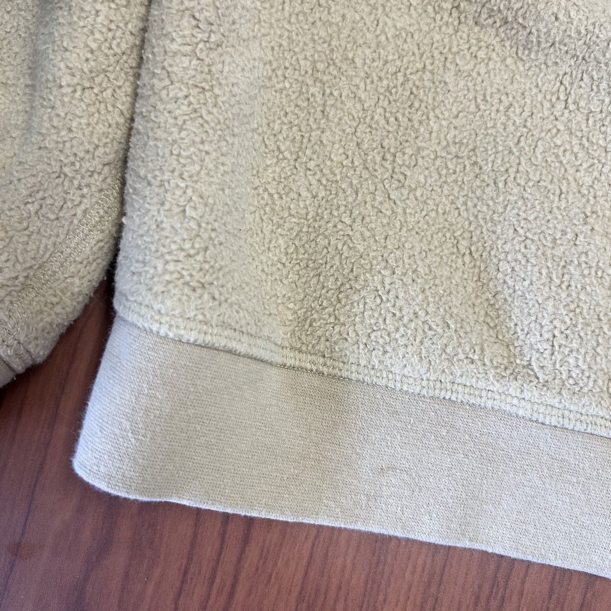 Mollusk Mollusk Sherpa Fleece Hoodie Beige Raglan Surf Sweatshirt L Size L / US 10 / IT 46 - 10 Thumbnail