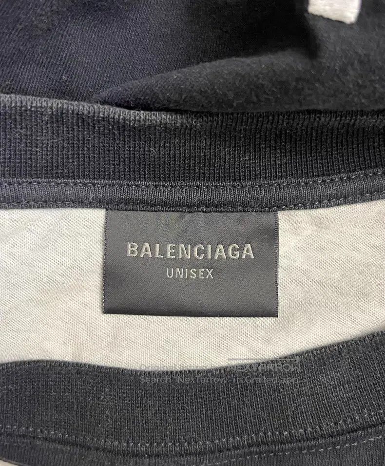 Balenciaga Balenciaga Round Neck Letter Ultra Loose Back Double Layer Size US M / EU 48-50 / 2 - 3 Thumbnail