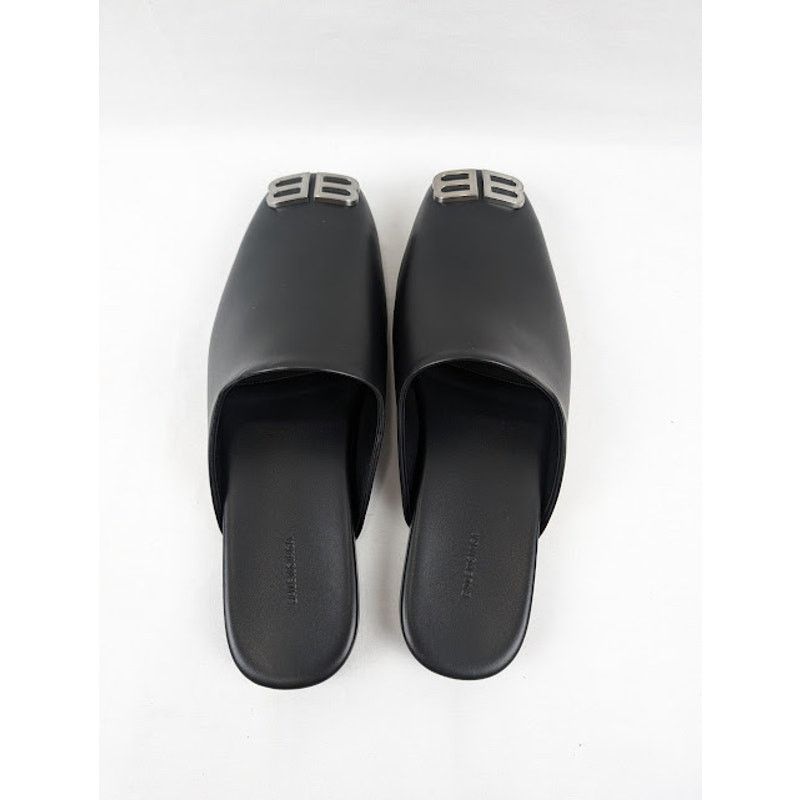 Balenciaga o1rshd1 Cozy New BB Mules in Black Size US 8 / EU 41 - 19 Thumbnail