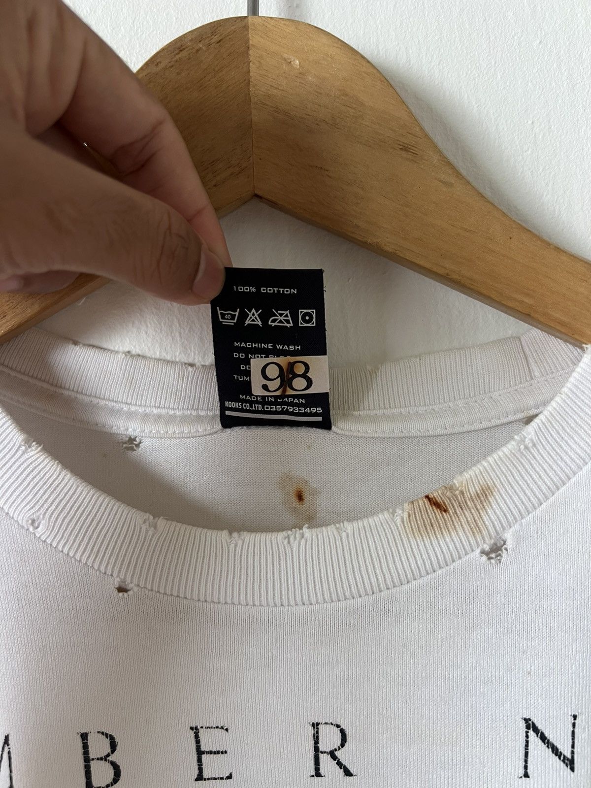 Number (N)ine Vintage Number Nine Distressed Size US S / EU 44-46 / 1 - 8 Thumbnail