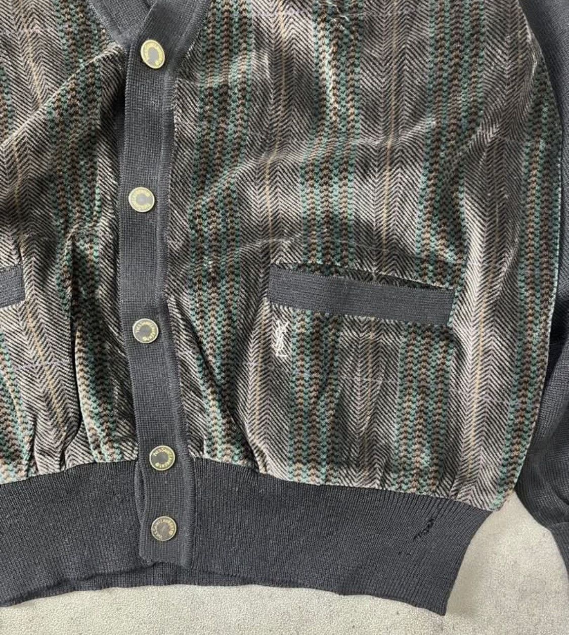 Yves Saint Laurent Vtg YSL cardigan Size US L / EU 52-54 / 3 - 5 Thumbnail