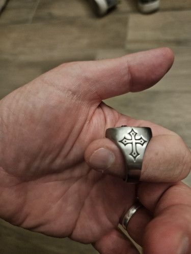 Other Heart Cross Ring Size ONE SIZE - 4 Thumbnail