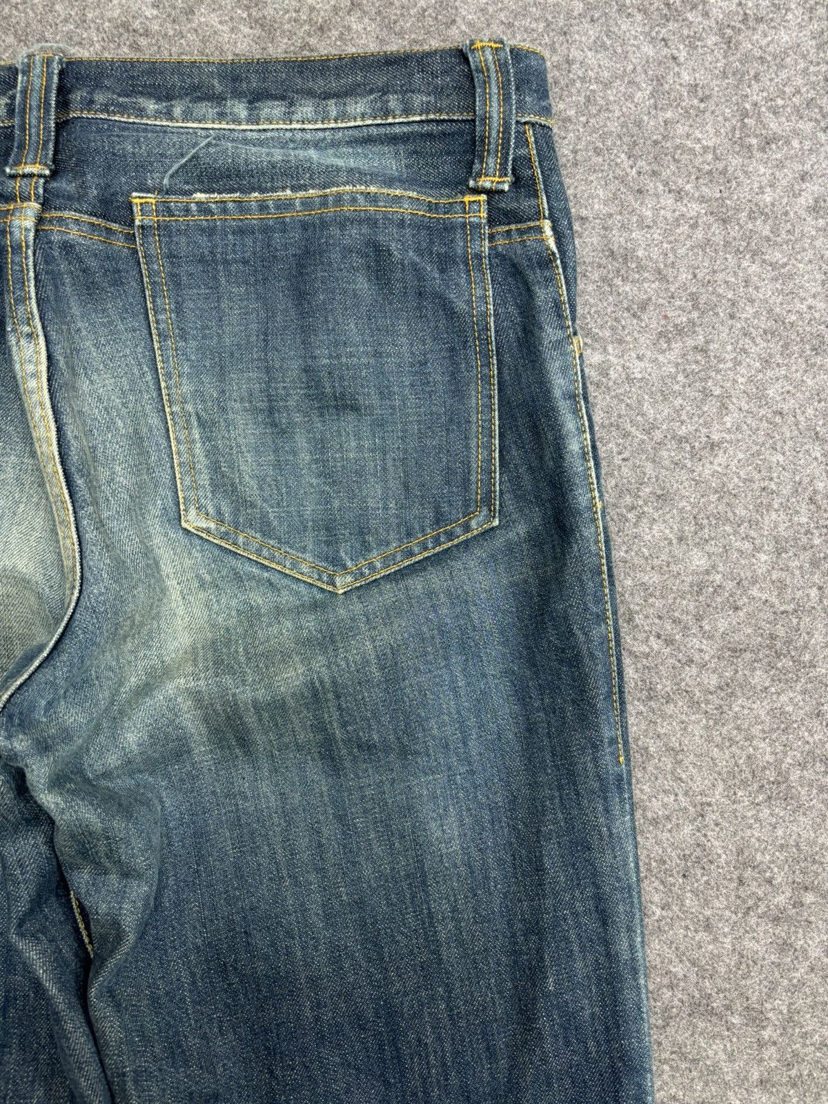 Japanese Brand 💥Designer💥Vintage Rodano Studded Distressed Denim F549 Size US 34 / EU 50 - 12 Thumbnail