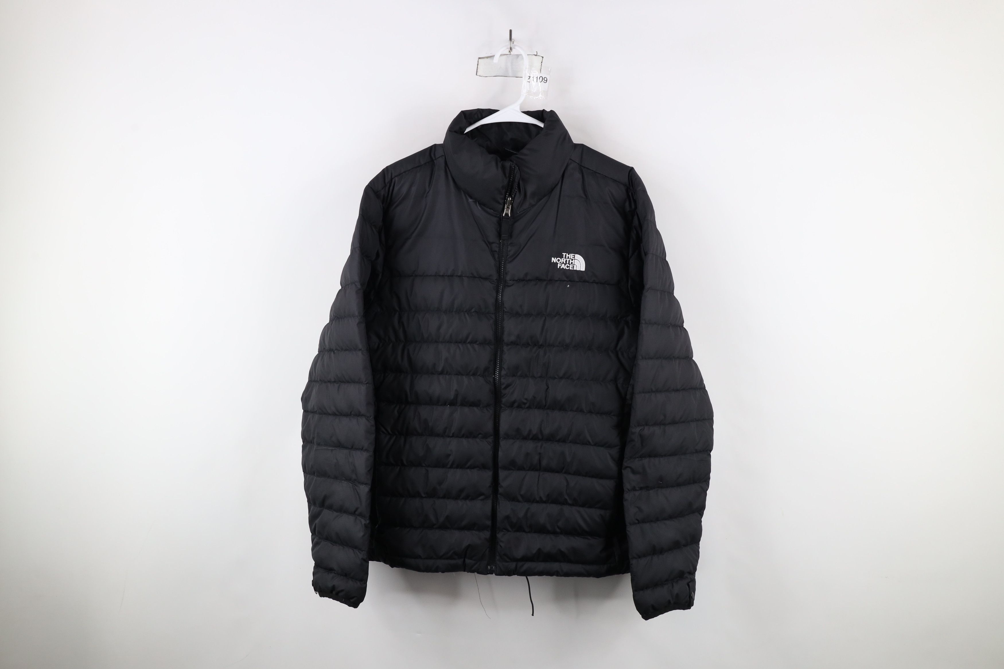 The North Face × Vintage The North Face Spell Out Flare Duck Down Puffer Jacket Size US L / EU 52-54 / 3 - 1 Thumbnail