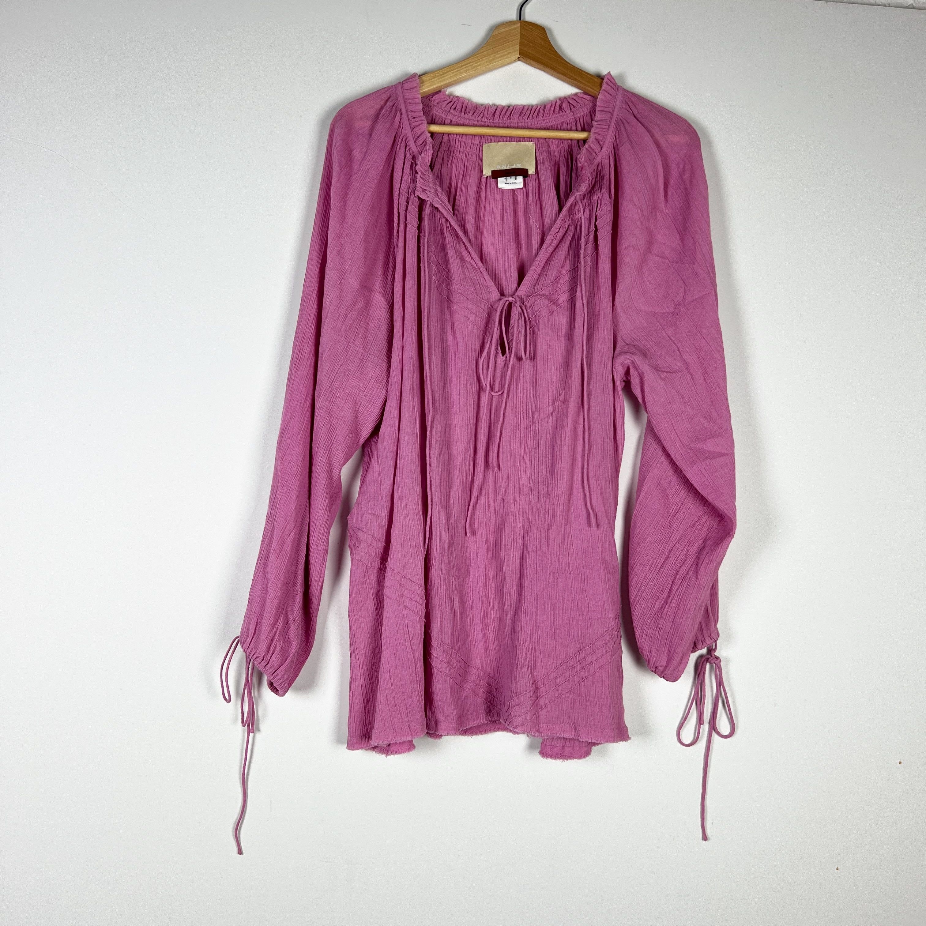 Other Anaak Cotton Gauze Textured Ruffle Pleated Size L / US 10 / IT 46 - 1 Thumbnail