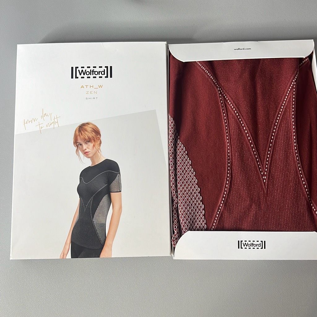 Wolford NWT Wolford Zen Shirt Short Sleeves Currant Xs Size XS / US 0-2 / IT 36-38 - 13 Thumbnail