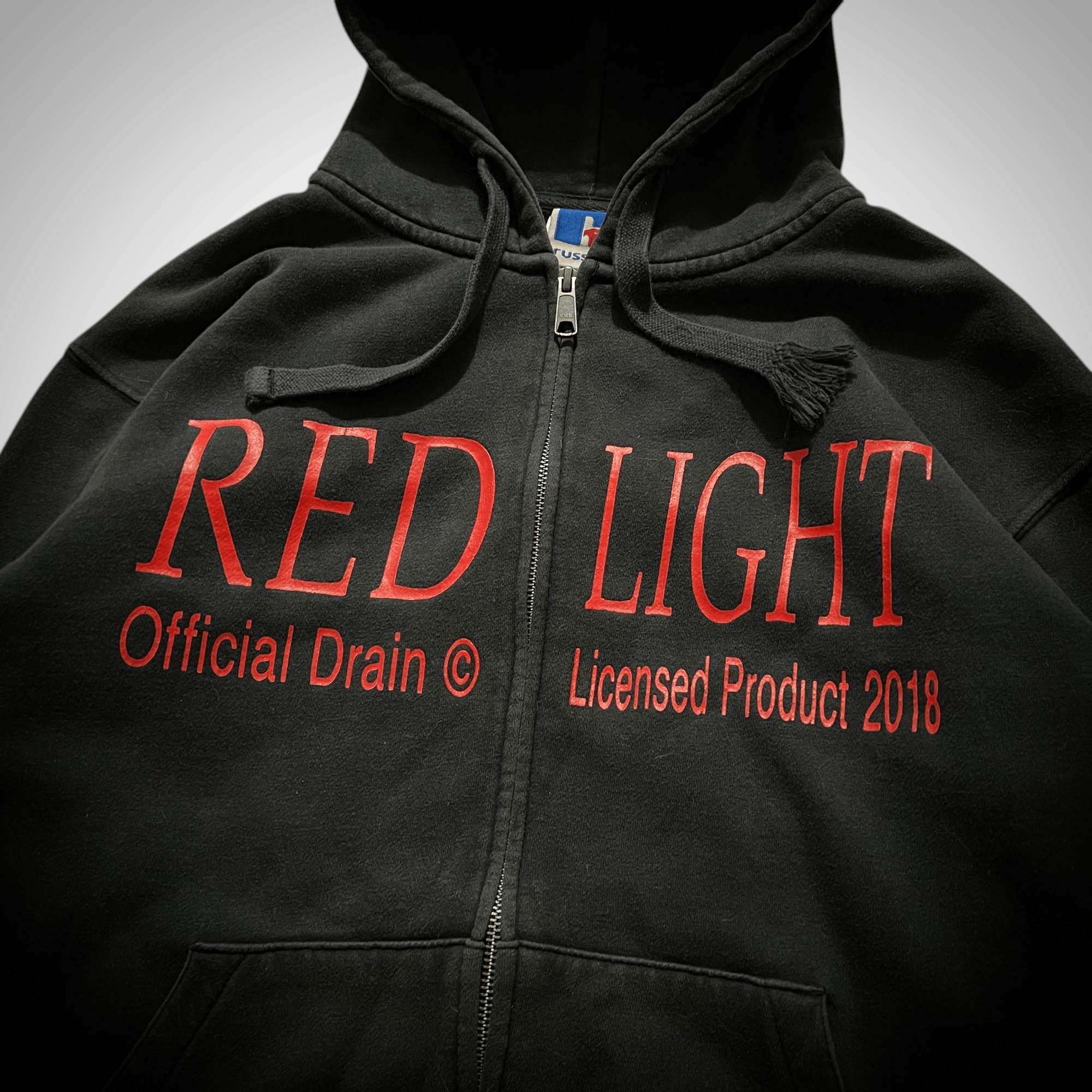 Drain Gang Bladee Red Light Zip Up Hoodie Size US M / EU 48-50 / 2 - 4 Thumbnail