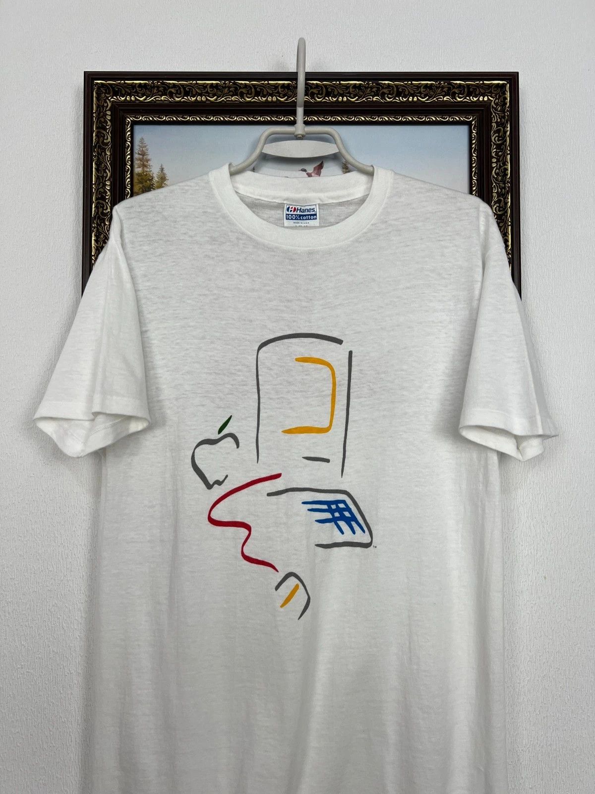 Vintage Vintage 90's Apple Macintosh Computer Tech Promo Shirt Tee Size US L / EU 52-54 / 3 - 2 Thumbnail