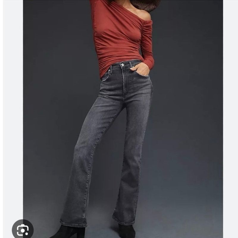 image of Citizens Of Humanity Grey Lilah Highrise Bootcut Denim 26, Women's