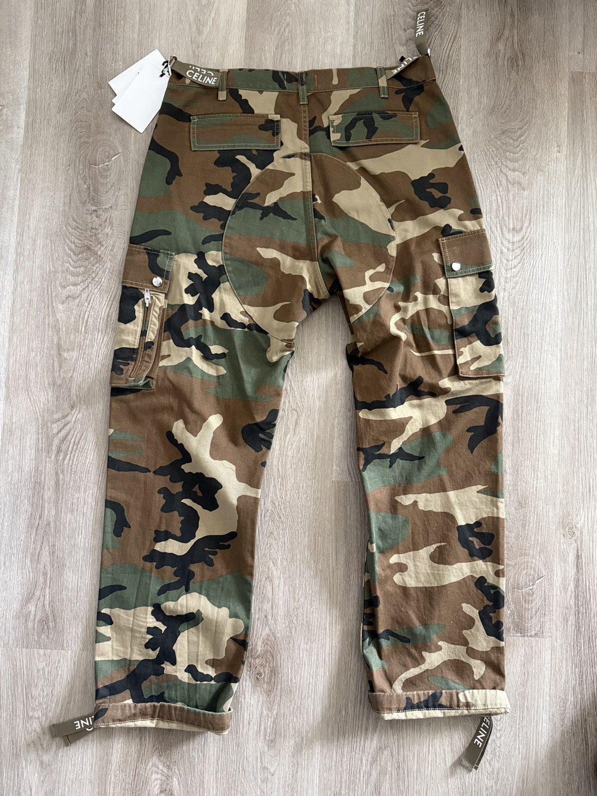 Celine Celine Camouflage Cargo Pants Size US 34 / EU 50 - 3 Thumbnail