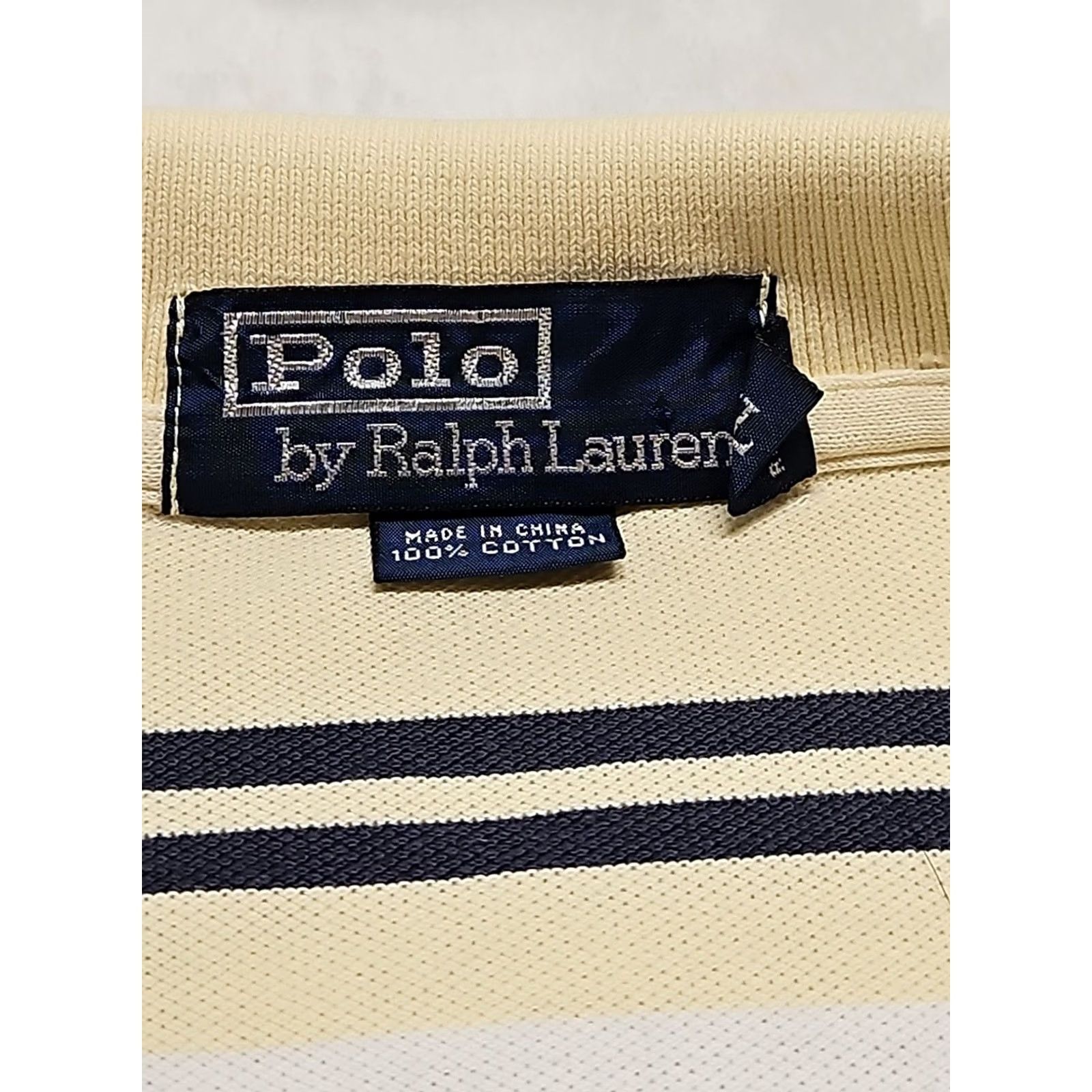 Ralph Lauren Polo Ralph Lauren Polo Shirt Striped 2XL Yellow Classic Fit Cotton Men’s Size US XXL / EU 58 / 5 - 5 Thumbnail