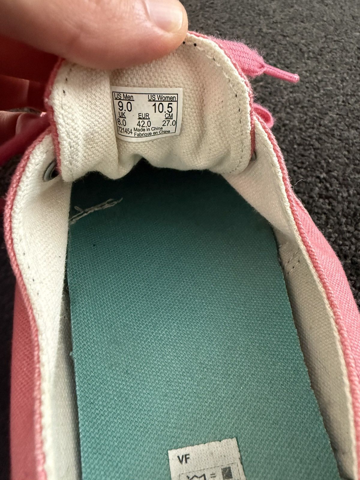 Gosha Rubchinskiy Gosha x Vans Era Deacon LX (Tea Rose/Aqua Seafoam) Size US 9 / EU 42 - 4 Thumbnail