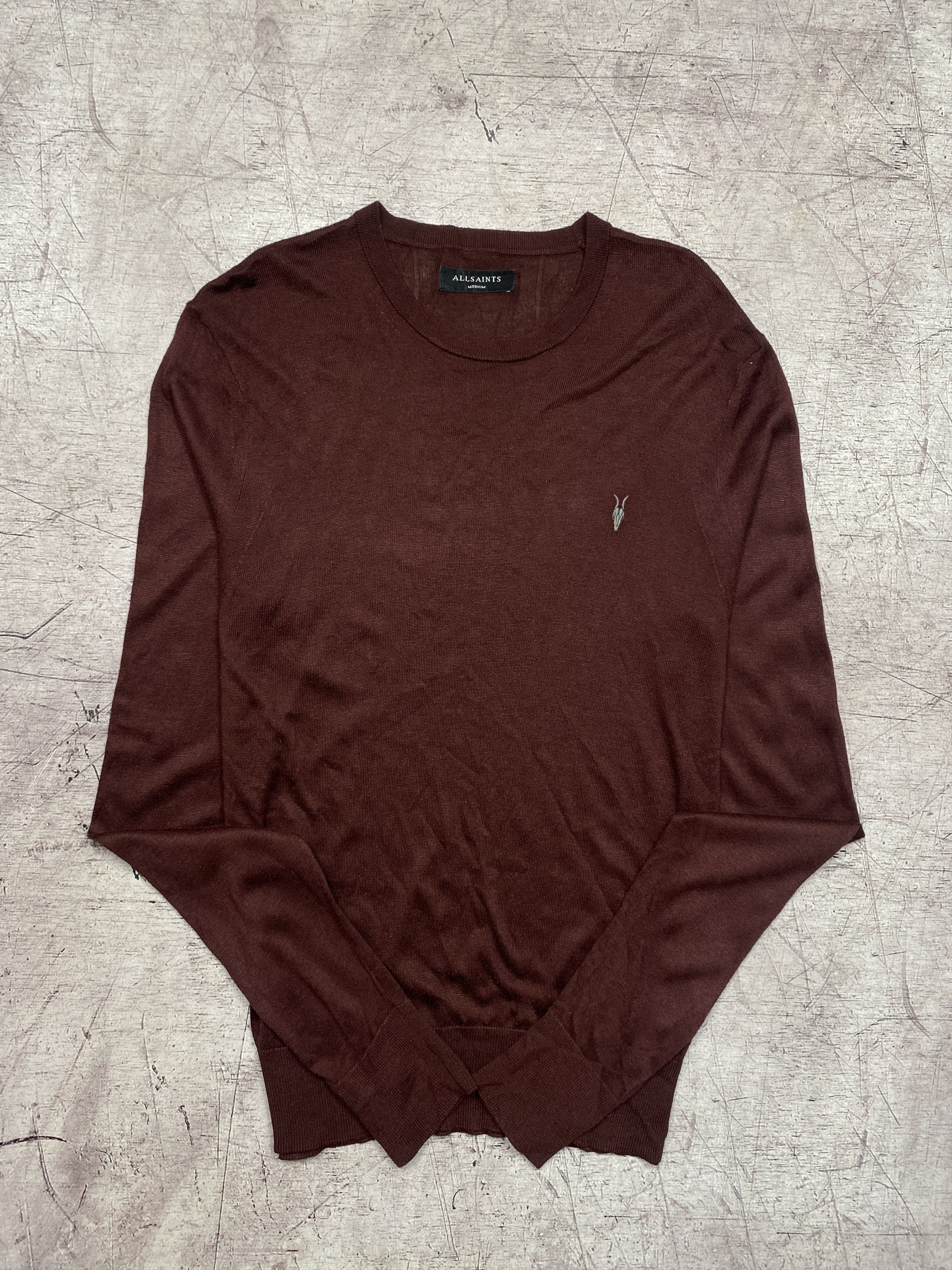 Allsaints Allsaints Mens Nomo Crew Neck Sweater Size US M / EU 48-50 / 2 - 1 Thumbnail