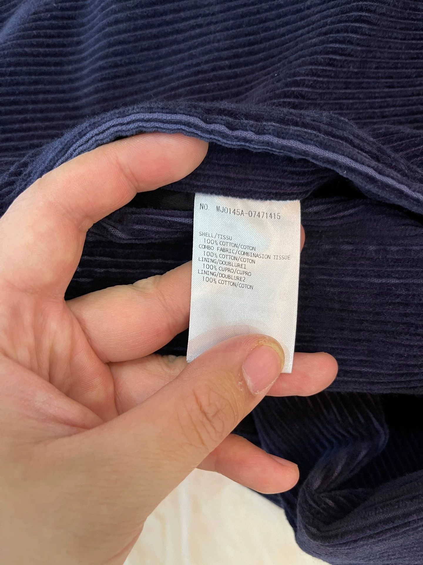 Thom Browne Thom Browne Corduroy 4-Bar Jacket 2024 Size 1 Size US S / EU 44-46 / 1 - 7 Thumbnail