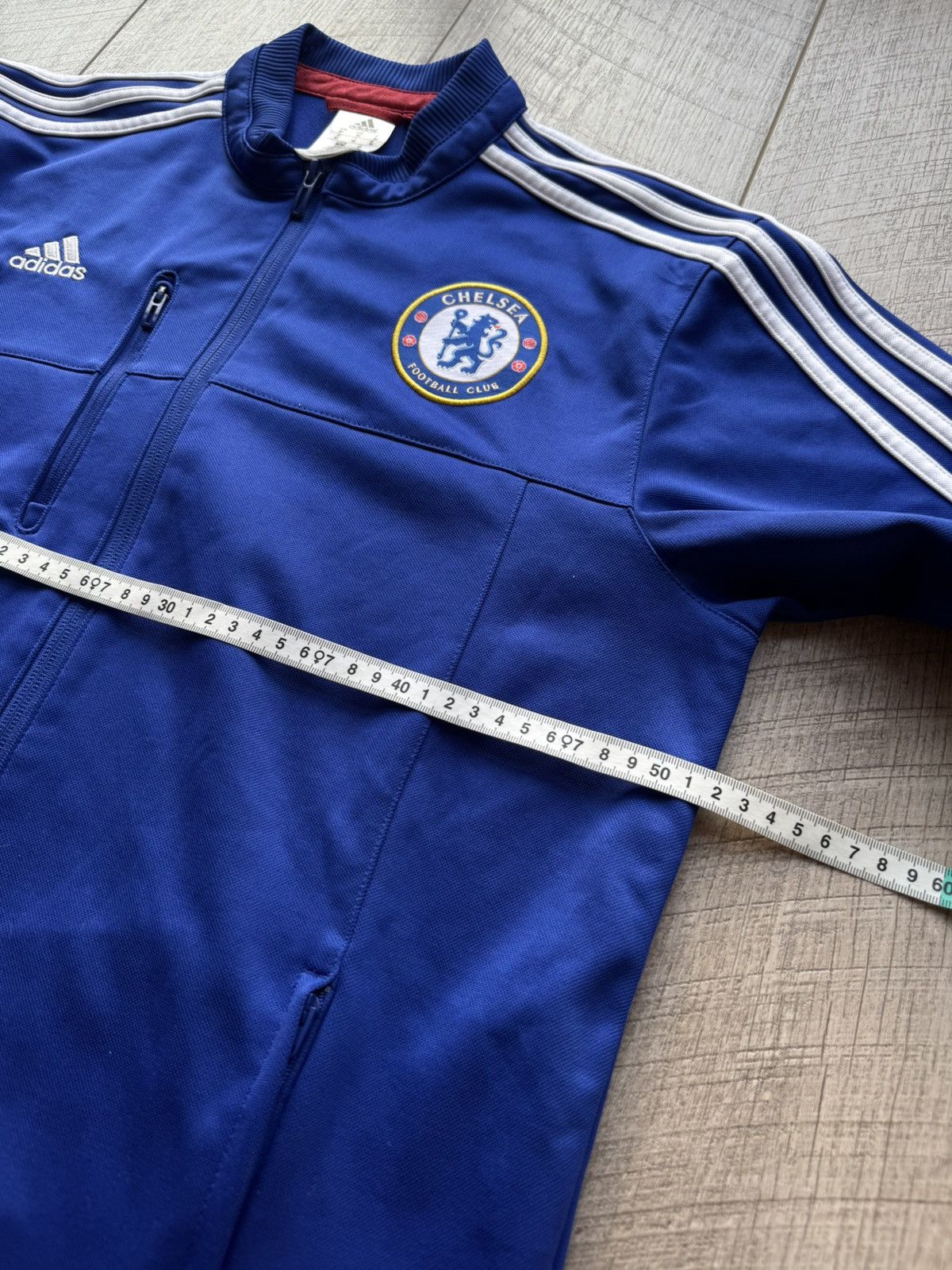 Adidas Adidas Chelsea Football Jacket Soccer Blue Mens Zip Size US M / EU 48-50 / 2 - 9 Thumbnail