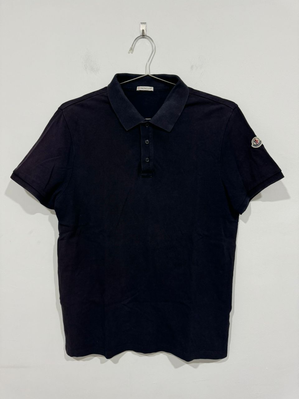 Designer × Moncler Luxury Moncler Knit Wool Polo Maglia Tricot