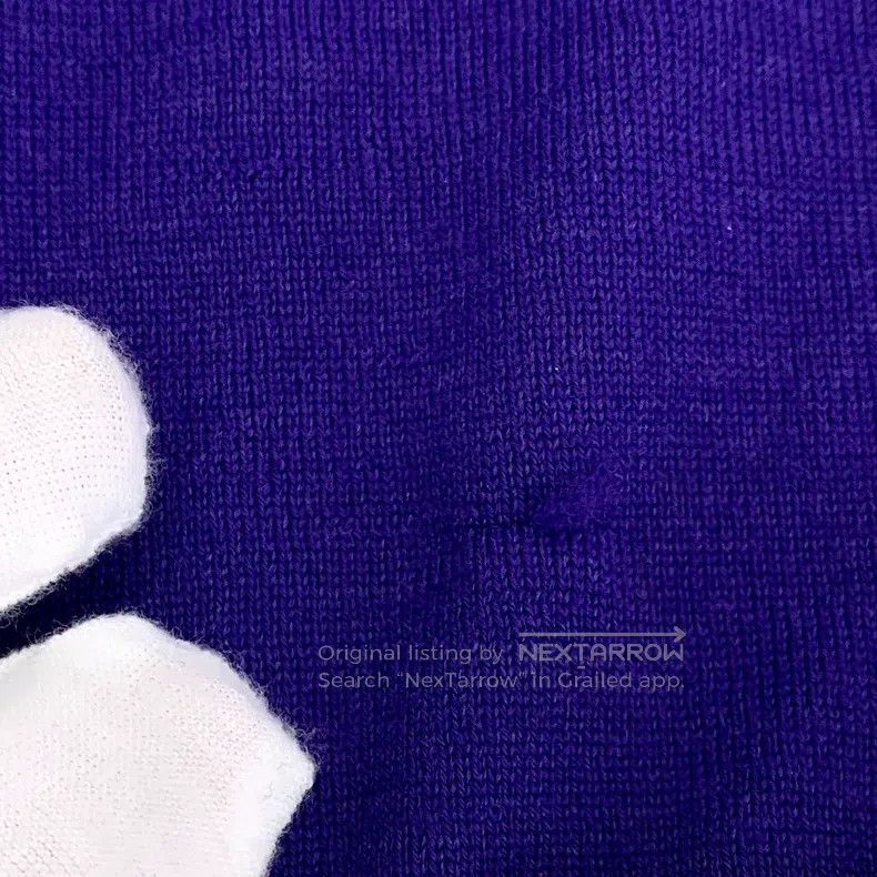 Dior Dior Purple bee embroidered wool round-neck long-sleeved s Size US L / EU 52-54 / 3 - 8 Thumbnail