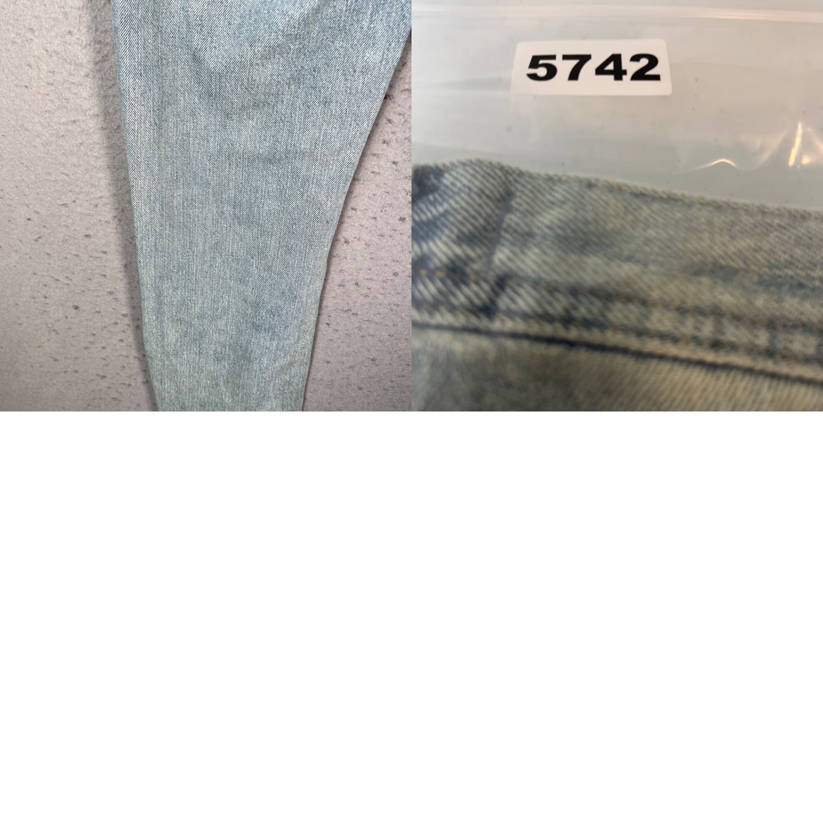 Vintage We The Free Distressed Light Wash Straight Leg Jeans Women’s Size 25 Size 42" / US 20 - 9 Thumbnail