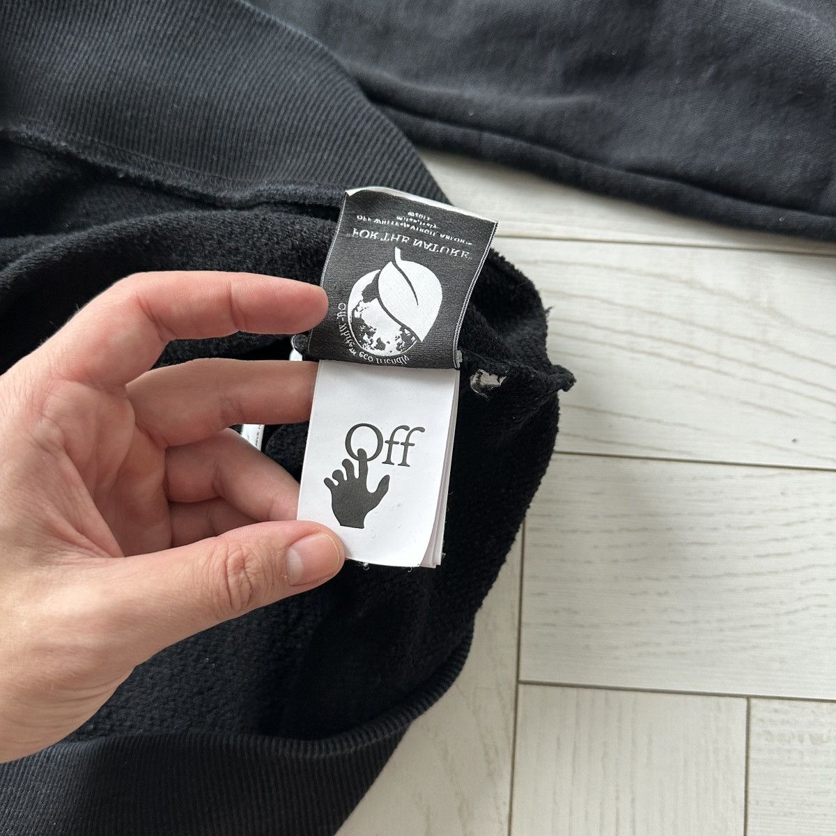 Off-White Off-white Chained Arrows Washed Sweatshirt crewneck y2k og Size US L / EU 52-54 / 3 - 11 Thumbnail